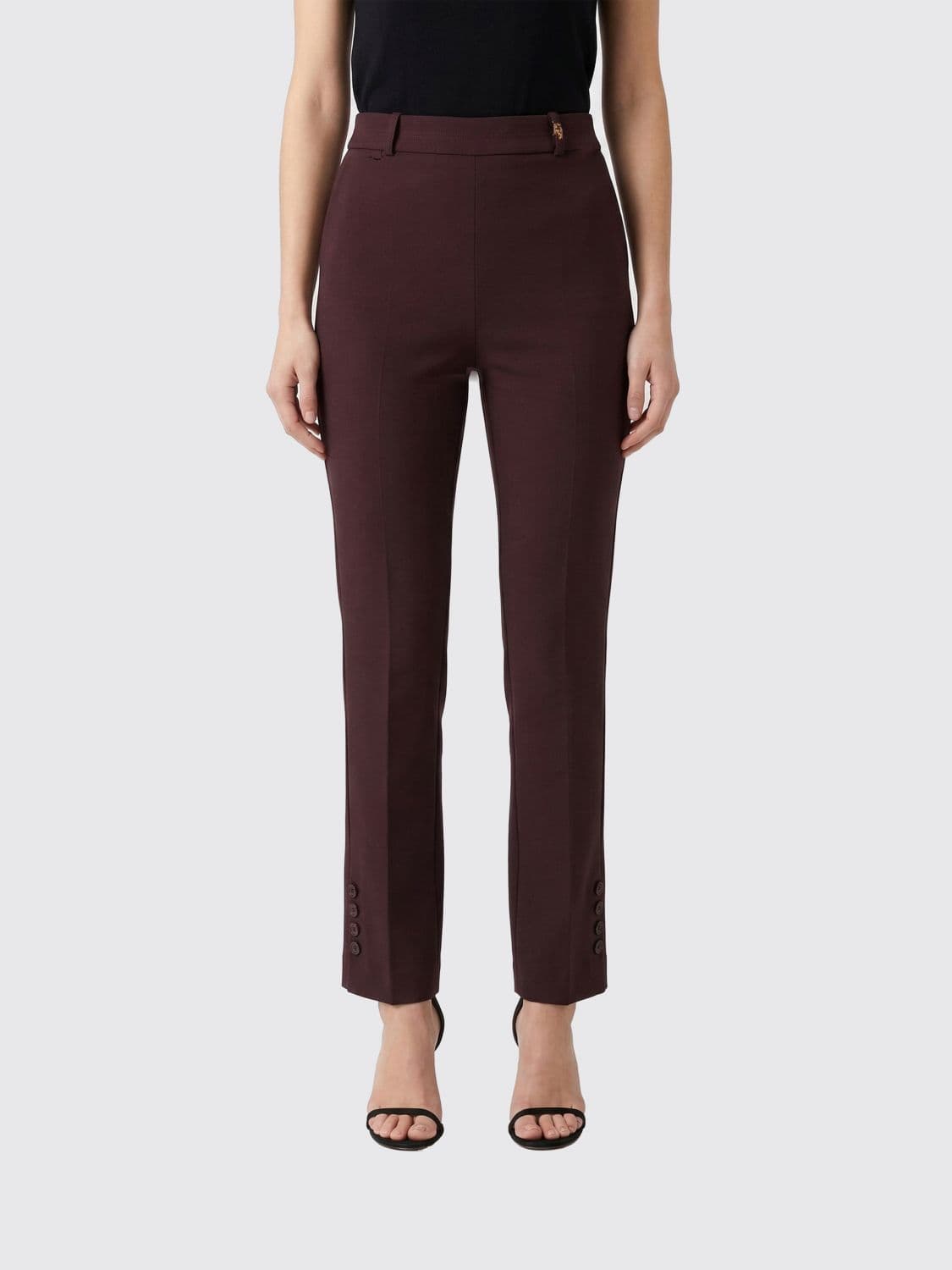 Elisabetta Franchi Crêpe Cropped Trousers