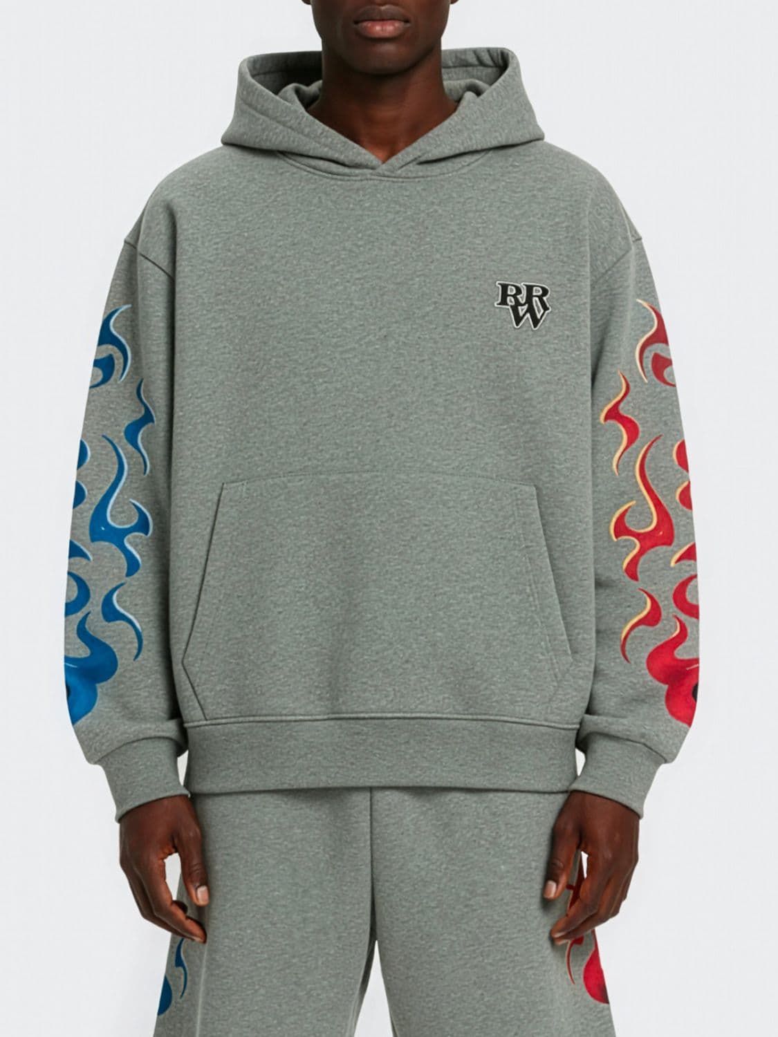 Barrow Cotton Hoodie with Maxi Logo
