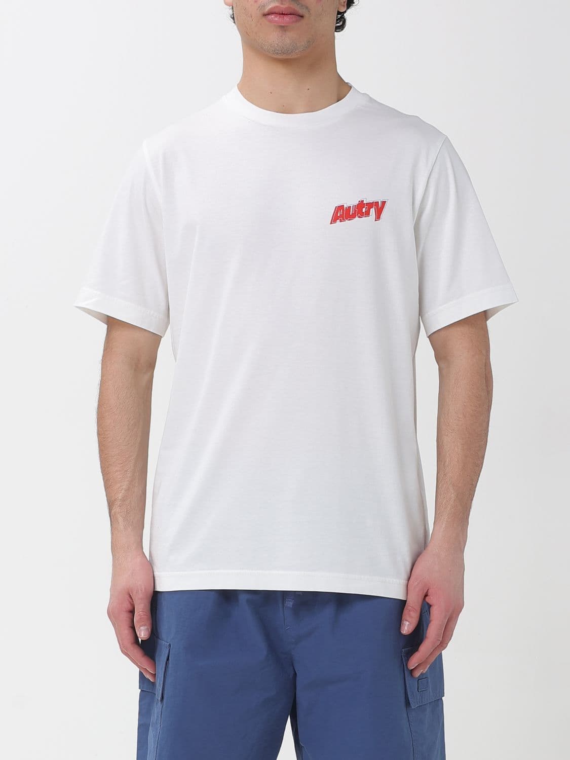 Autry Cotton T-shirt with Logo Print