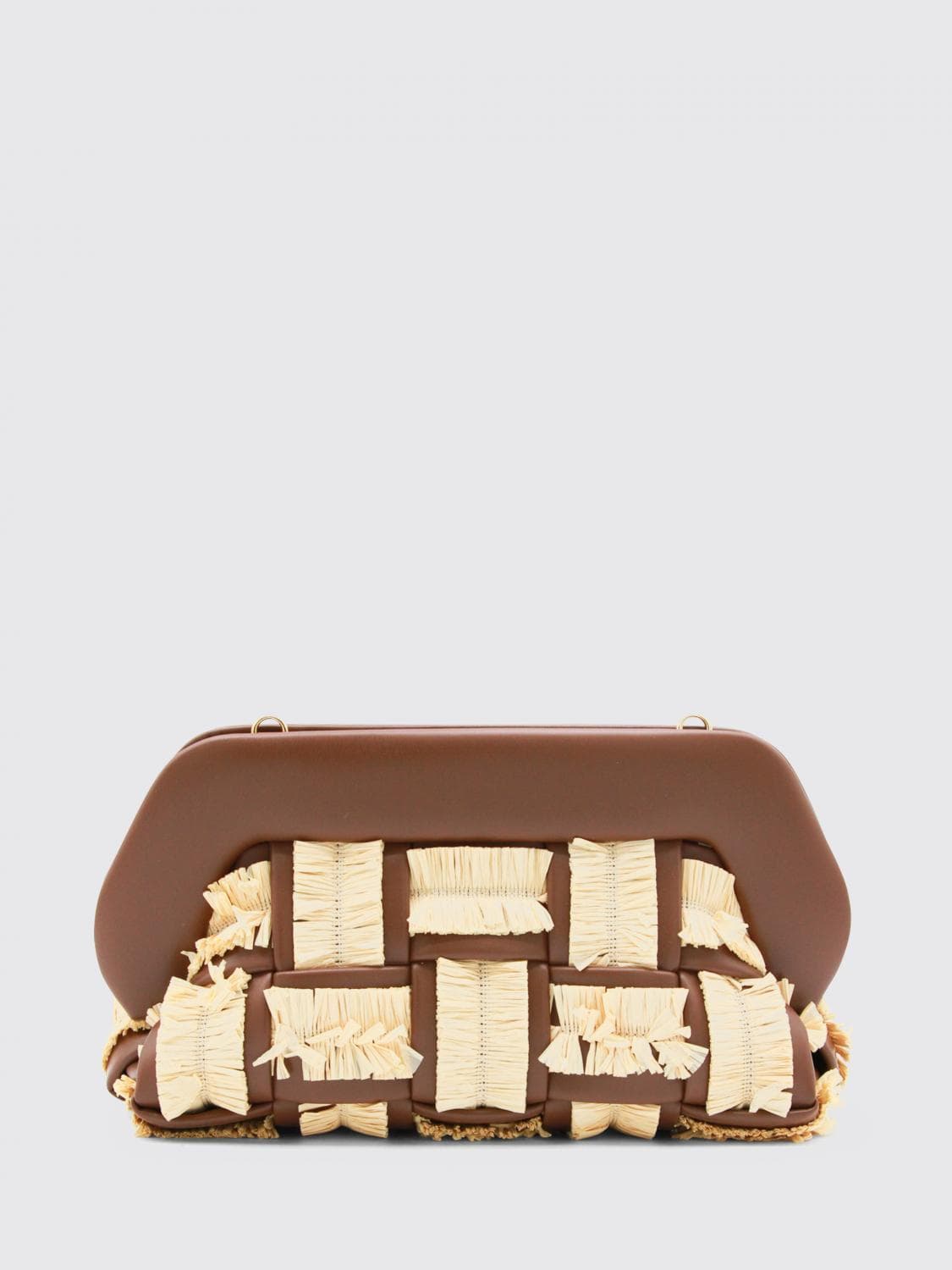 Themoirè Bios Intreccio Vegan Leather Clutch
