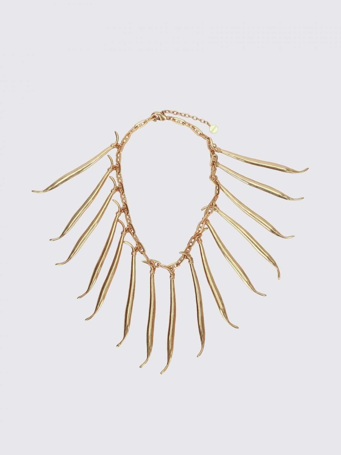 Jacquemus Haricots Necklace in Brass and Aluminum · OS