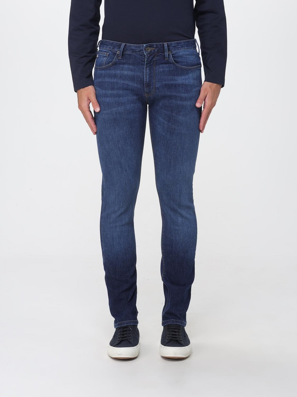 Emporio Armani Slim Fit Stretch Denim Jeans