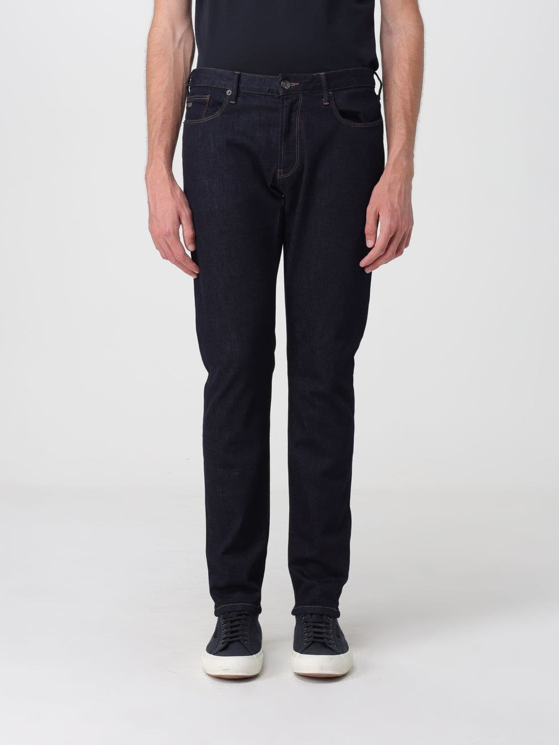 Emporio Armani Slim Fit Stretch Denim Jeans