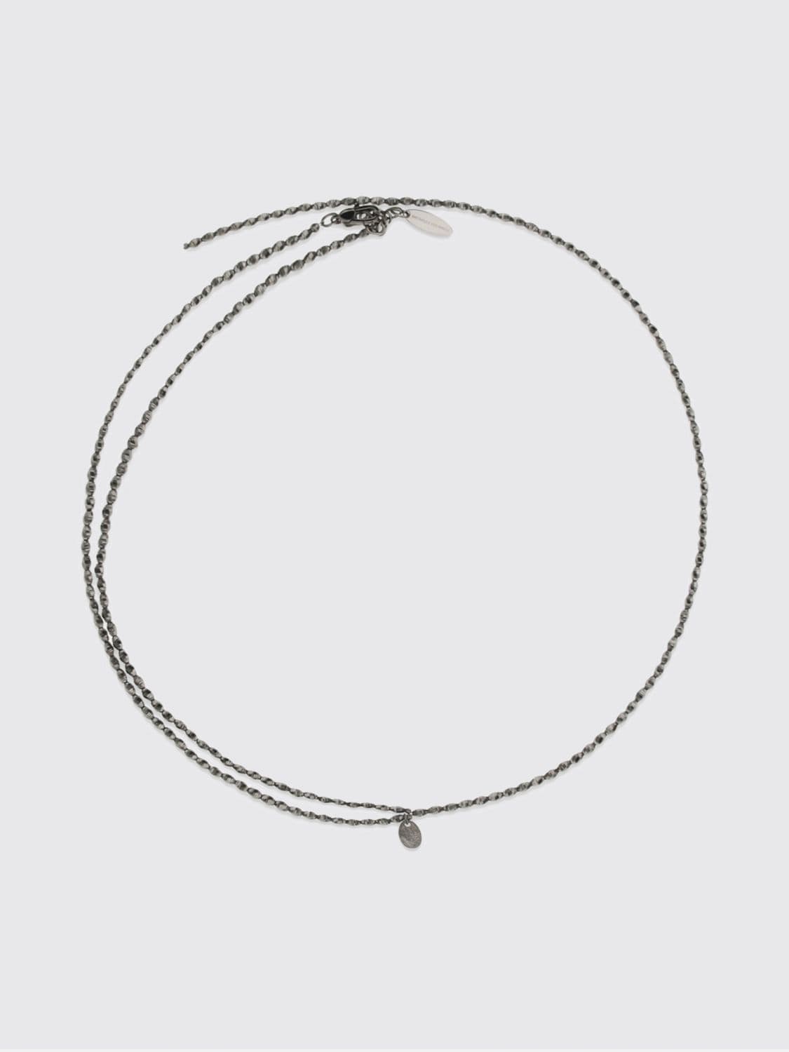 Brunello Cucinelli Faceted Metal Necklace
