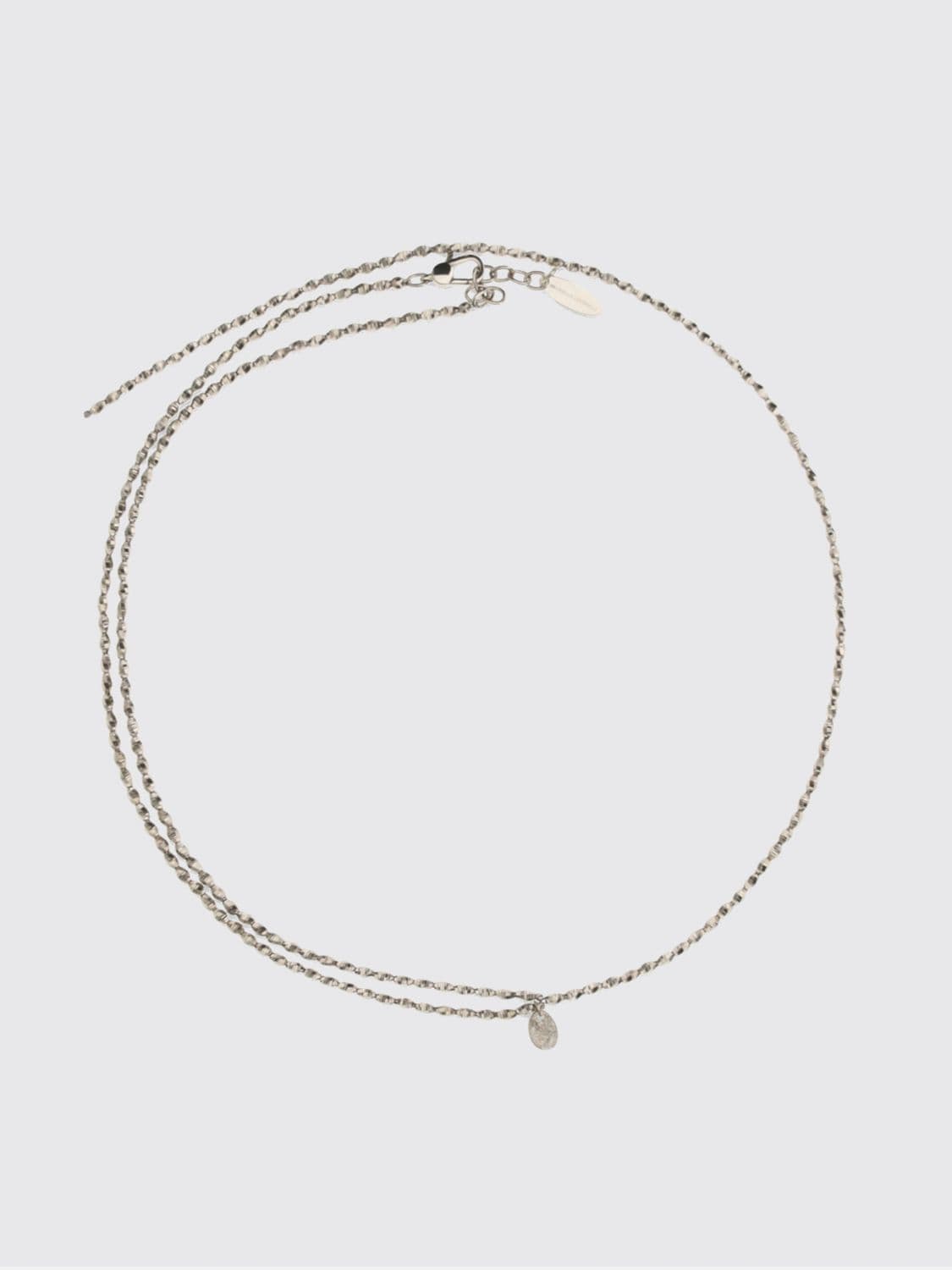 Brunello Cucinelli Faceted Metal Necklace · OS