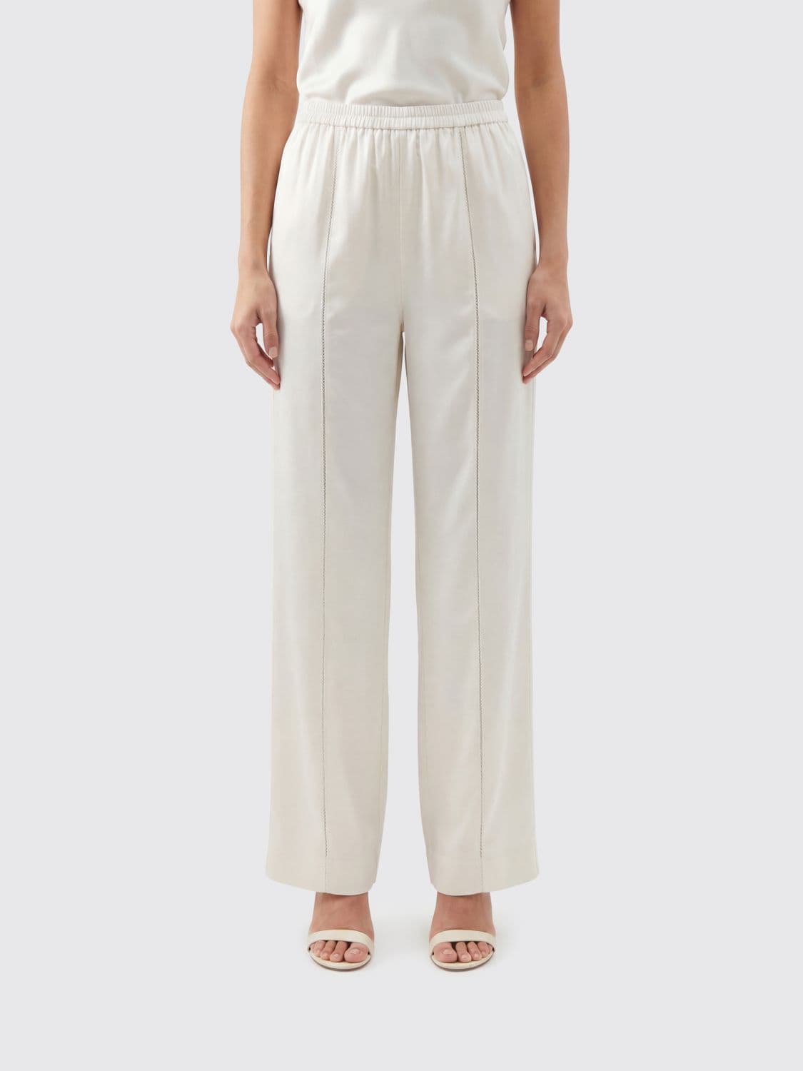 Loulou De Saison Satin Palazzo Trousers · M