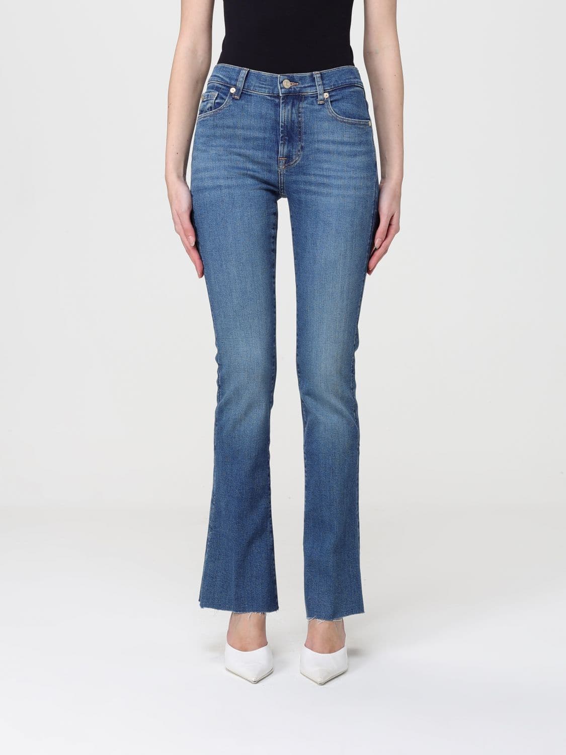 7 For All Mankind Slim Fit Jeans in Stretch Denim