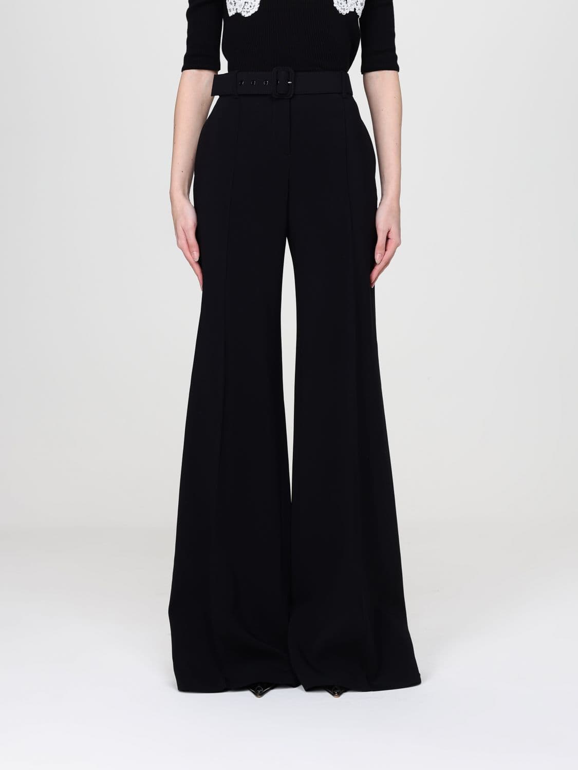 Ermanno Scervino Flare Trousers in Crêpe · 42