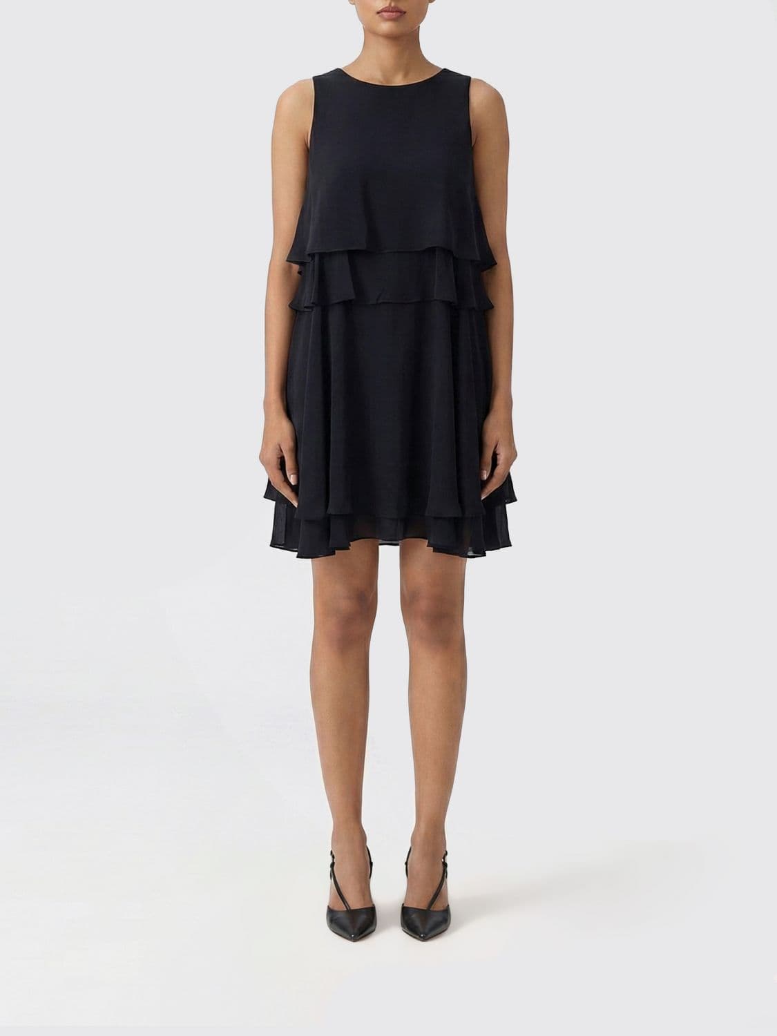 Ami Paris Silk Blend Dress