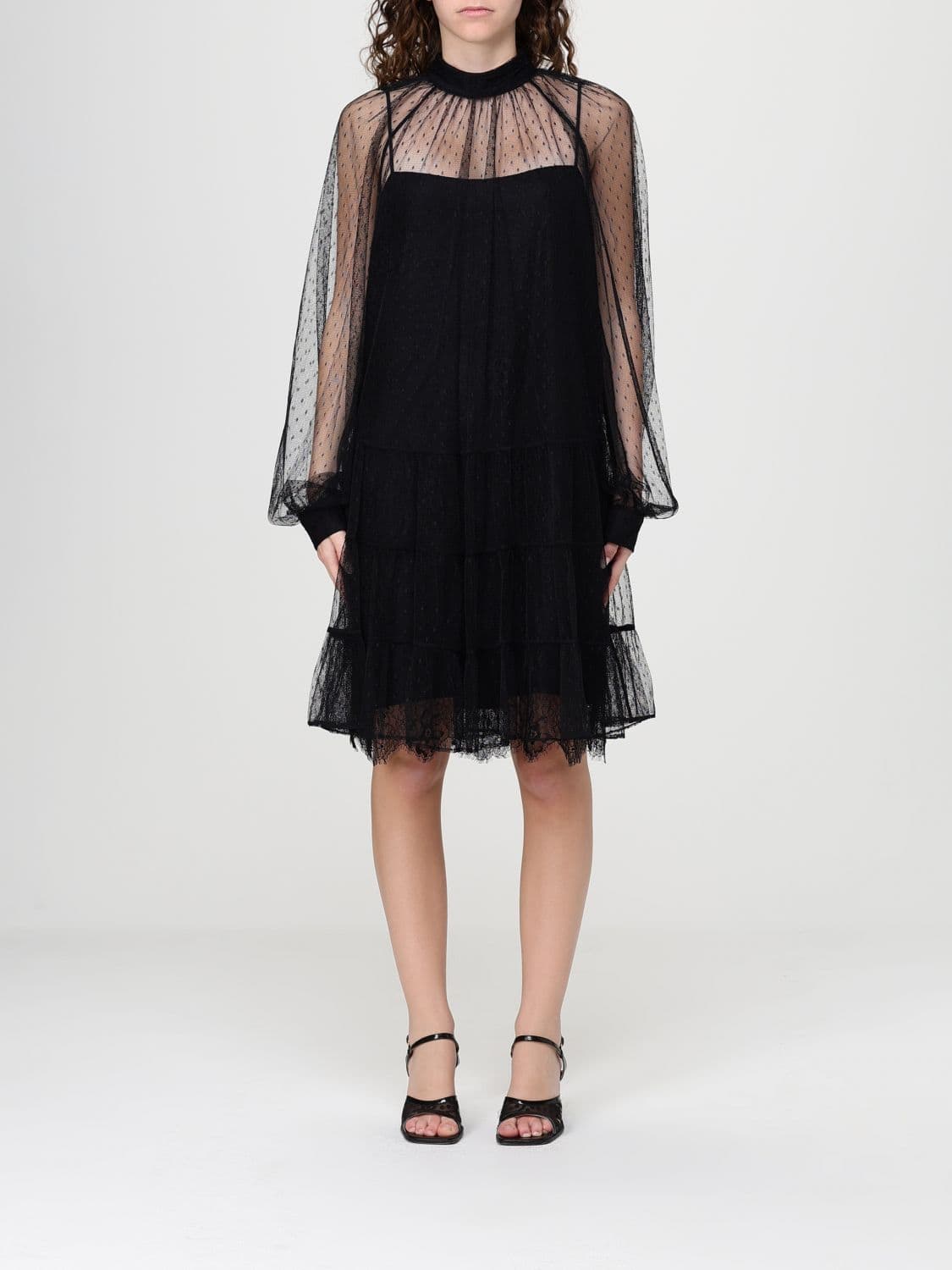 Twinset Point d'Esprit Tulle Dress
