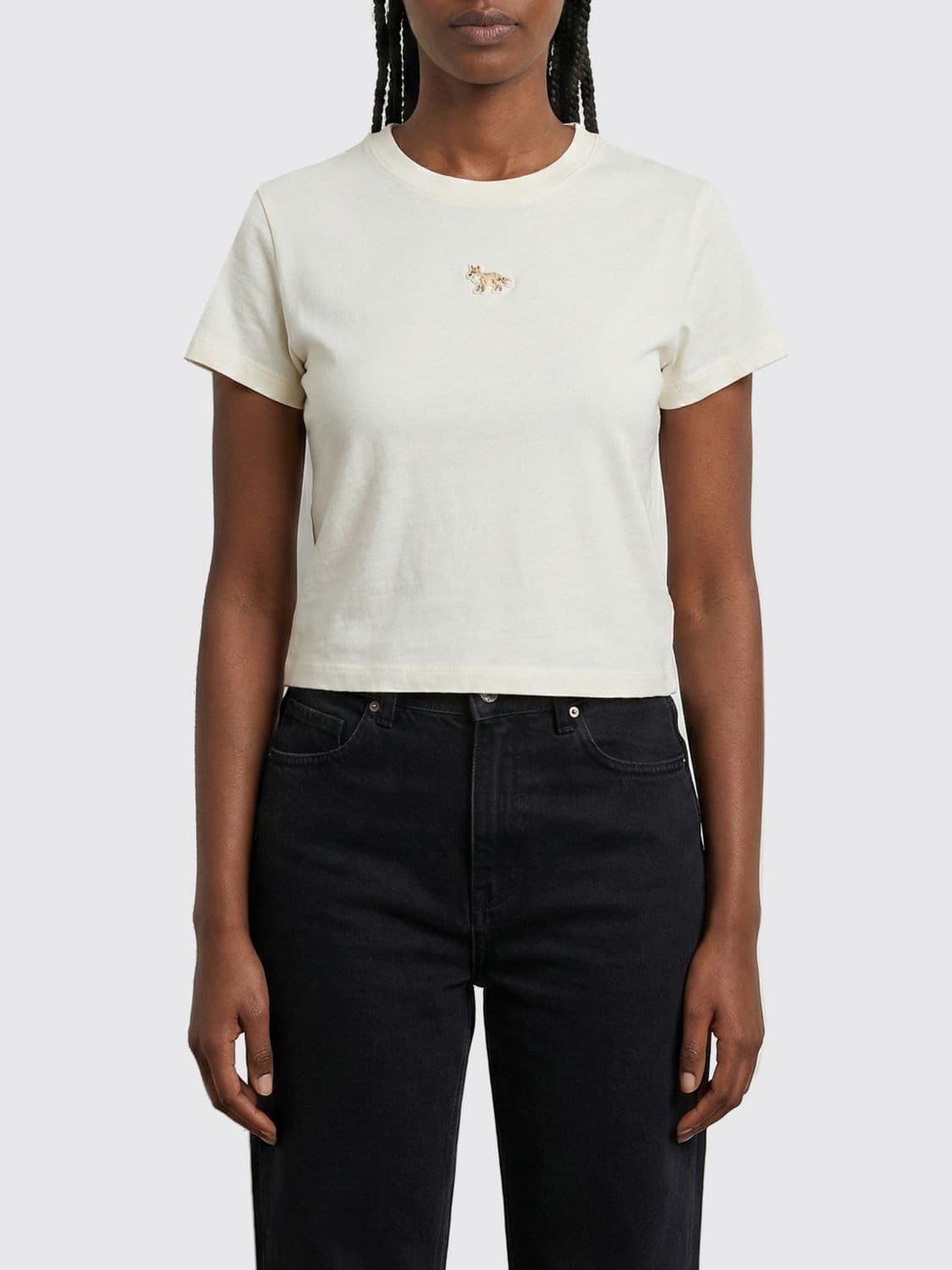 Maison Kitsuné Logo Cotton T-Shirts · L