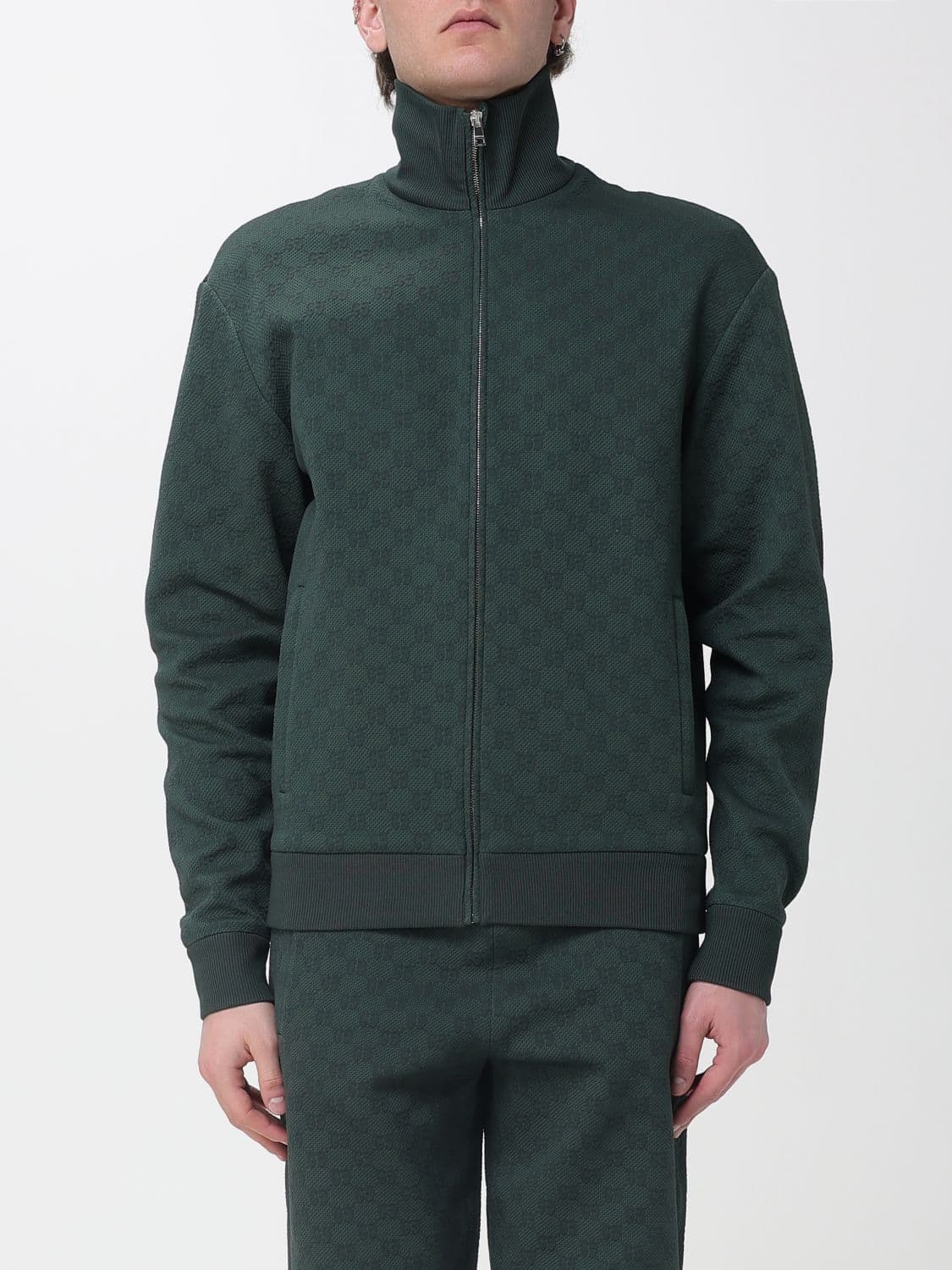 Gucci Jersey Zip Sweatshirt · S