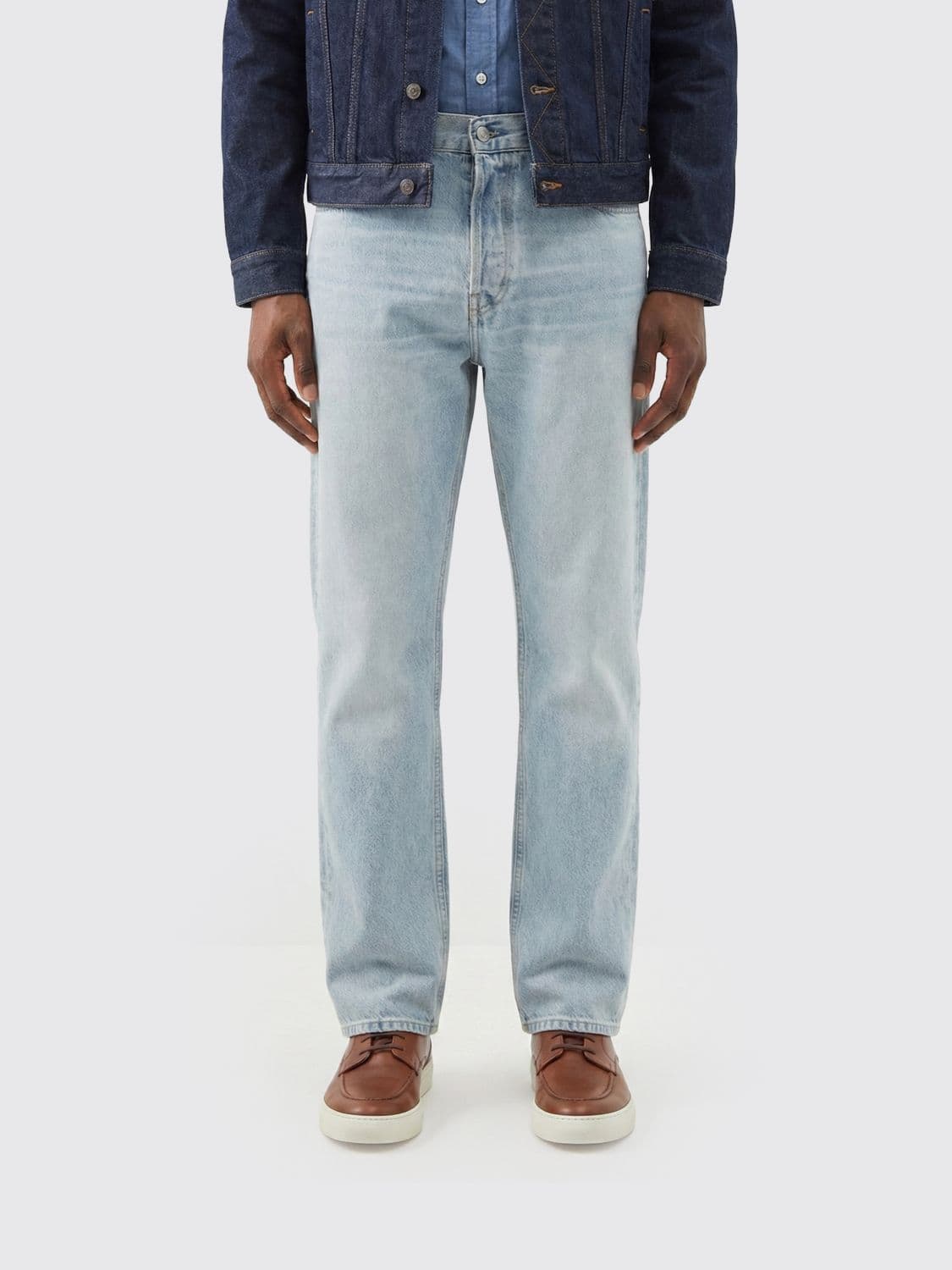 Haikure Cotton Denim Straight Jeans