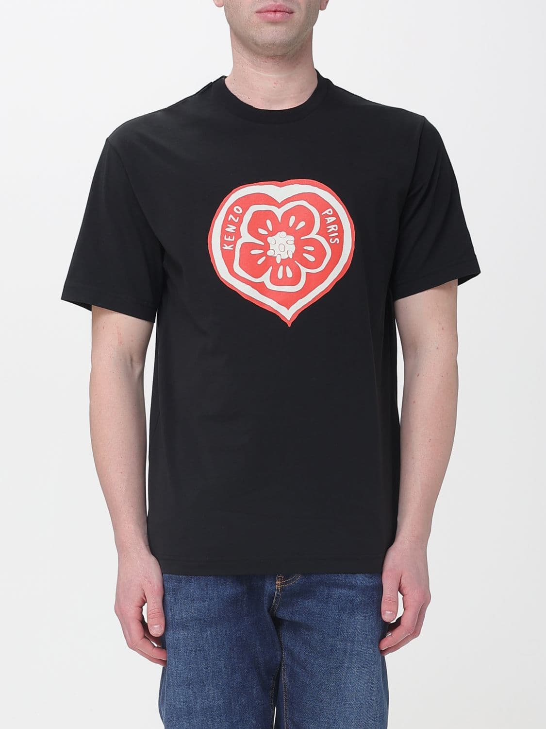 Kenzo Cotton T-Shirt with Logo · S