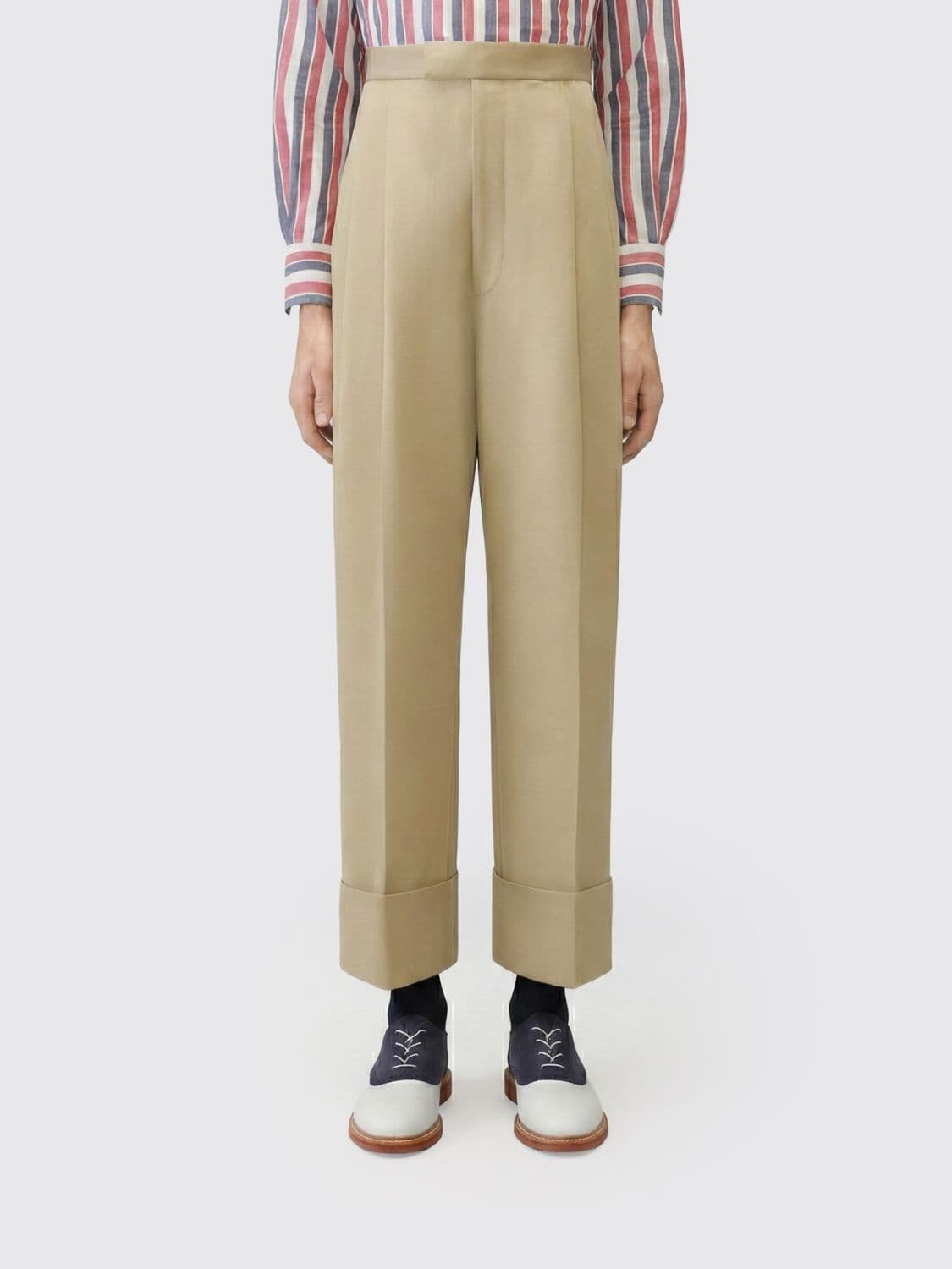 Thom Browne Cotton Gabardine Tailored Trousers
