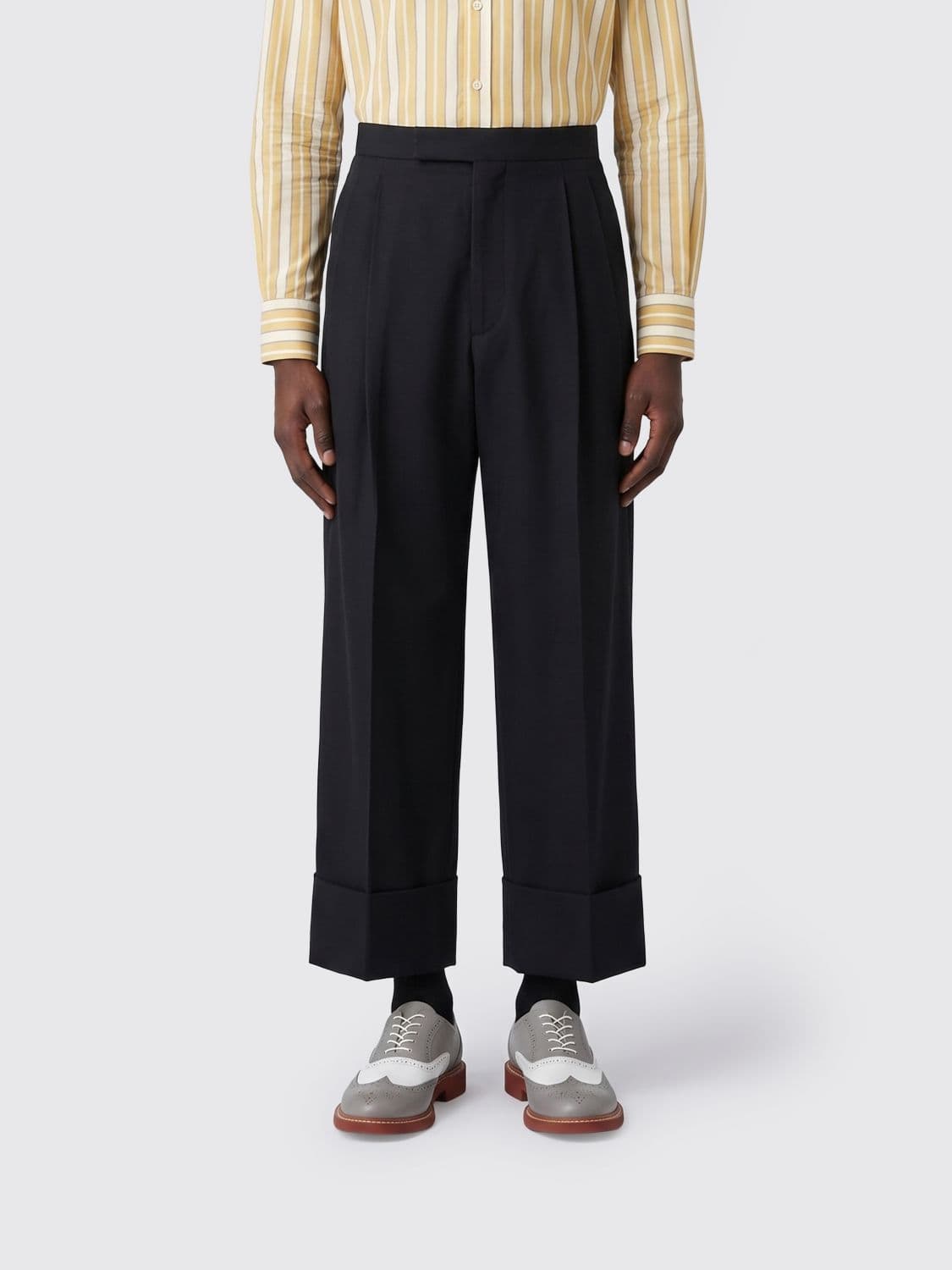 Thom Browne Cotton Gabardine Tailored Trousers
