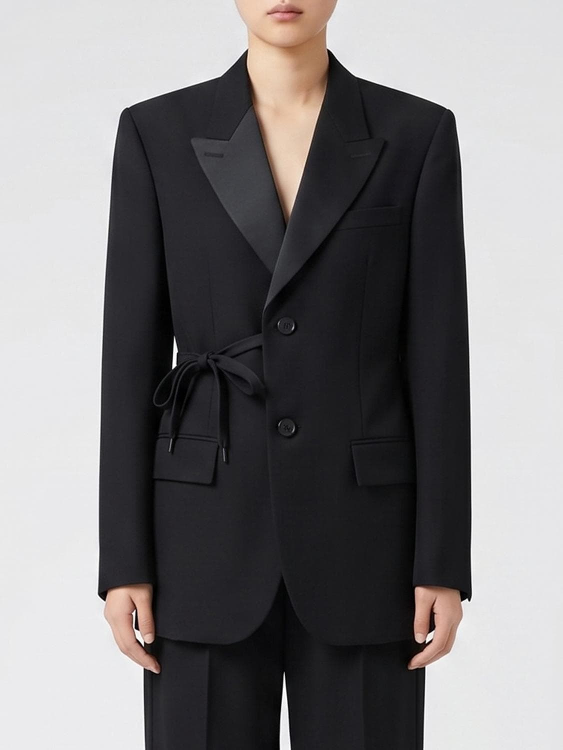 Balenciaga Double Breasted Wool Blazer