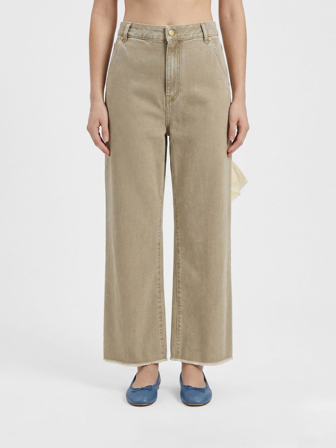 Darkpark Wide Leg Denim Jeans