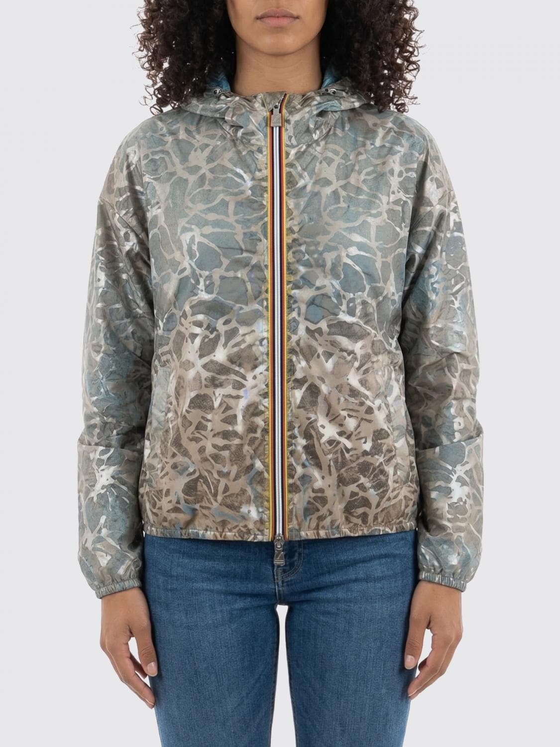 K-Way Laurette Reversible Technical Fabric Jacket