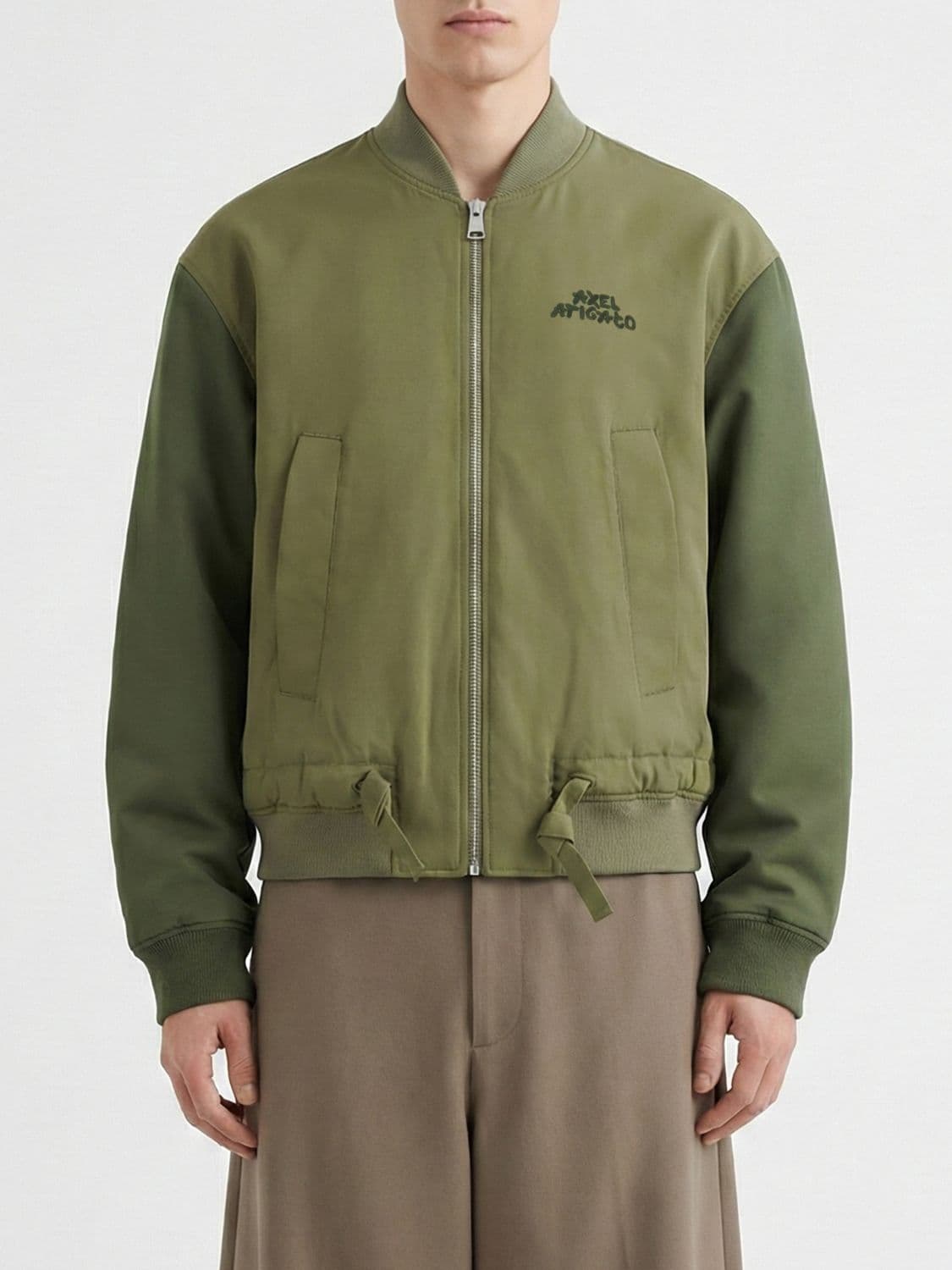 Axel Arigato Polyester Bomber Jacket with Logo