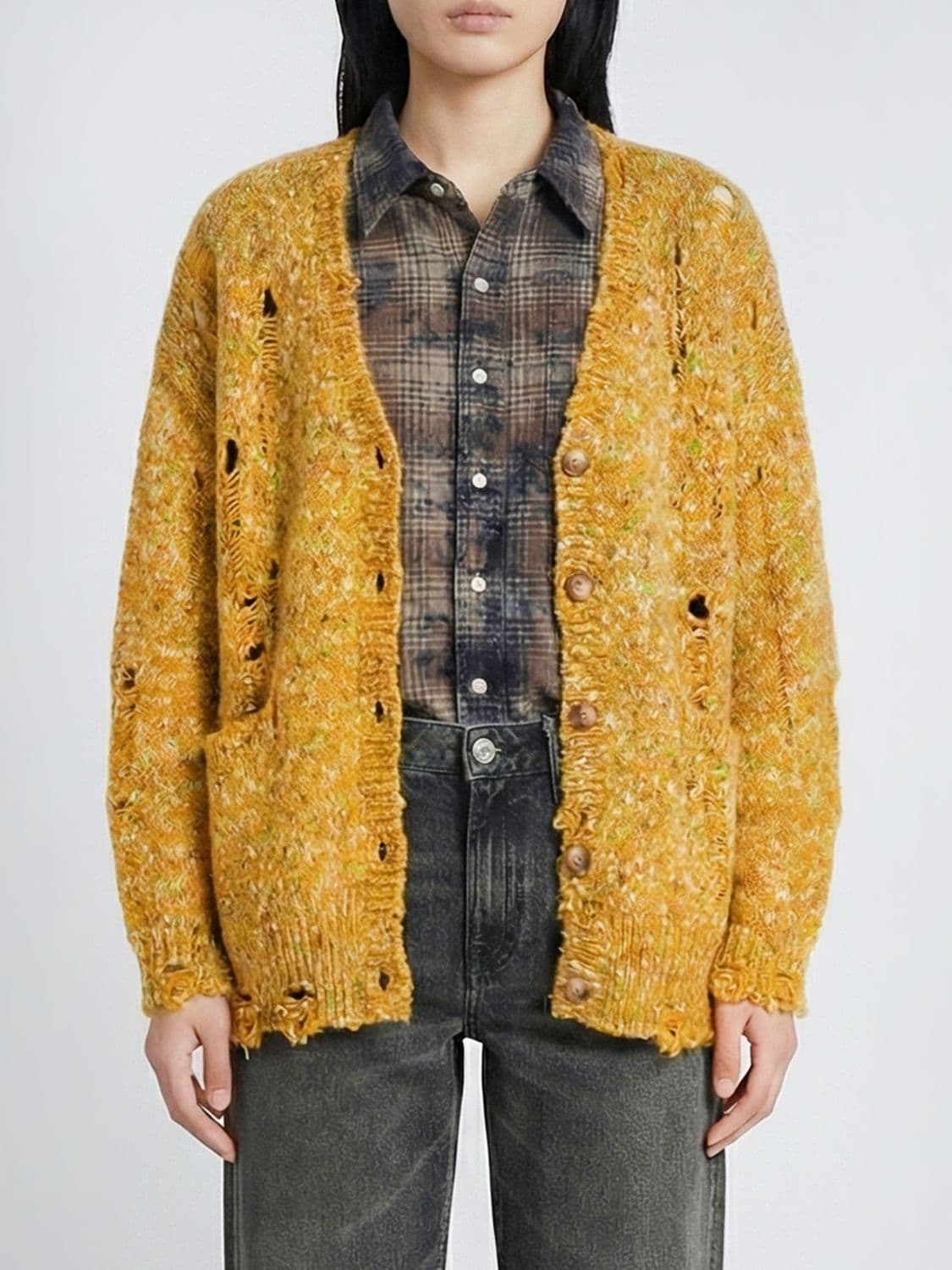R13 Alpaca Wool Blend Cardigan