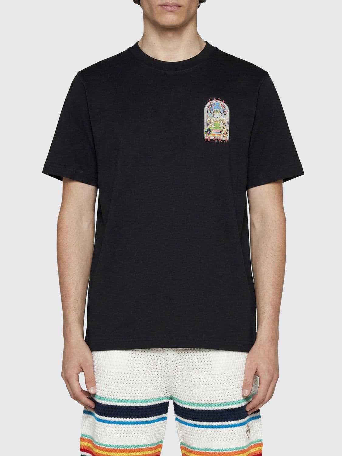 Casablanca Organic Cotton T-Shirt with Logo