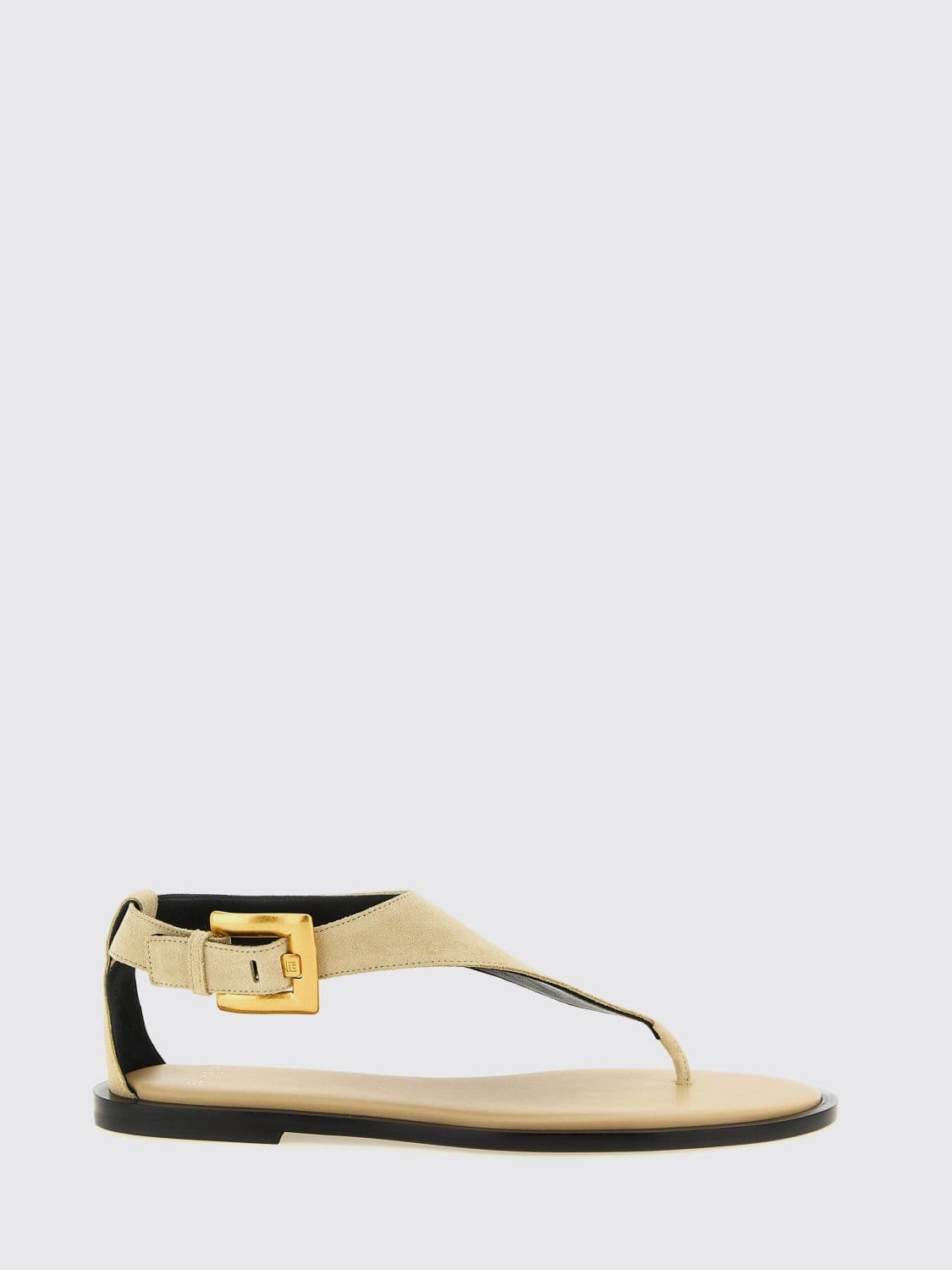 Balmain Anthem Suede Sandals
