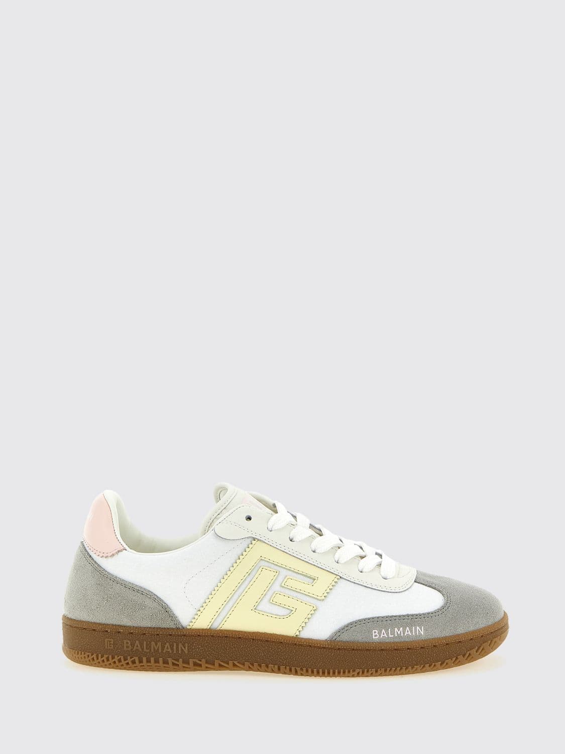 Balmain Swan Leather Sneakers