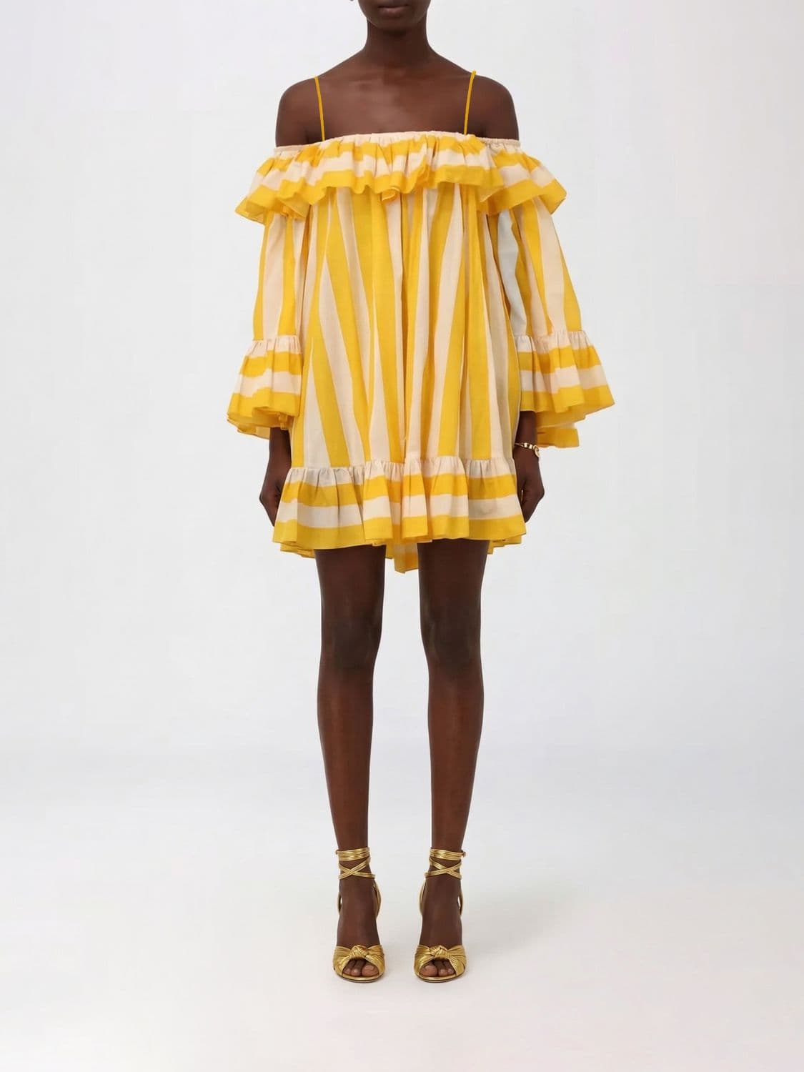 Zimmermann Striped Cotton Mini Dress · OS