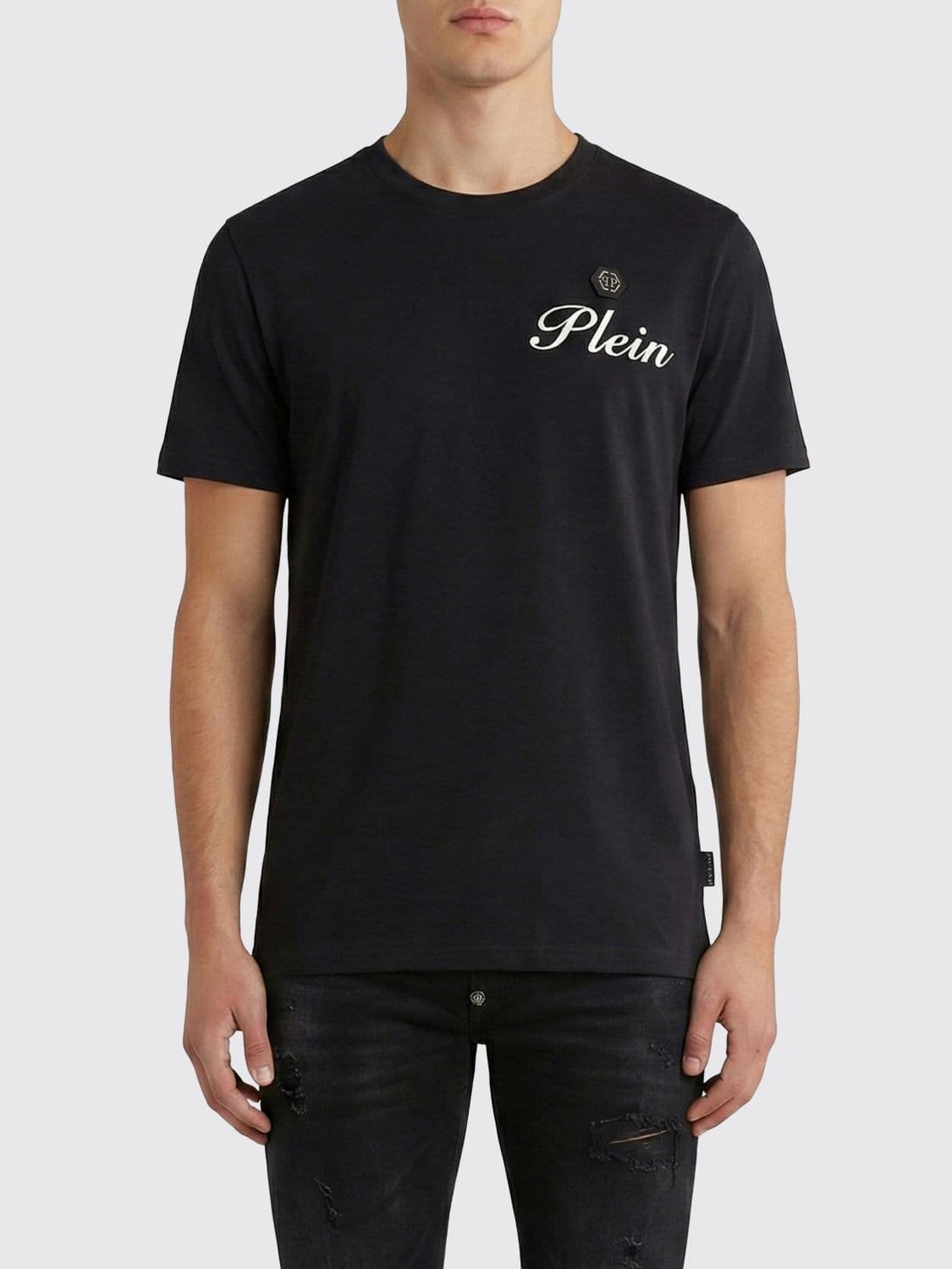 Philipp Plein Cotton T-Shirt with Logo
