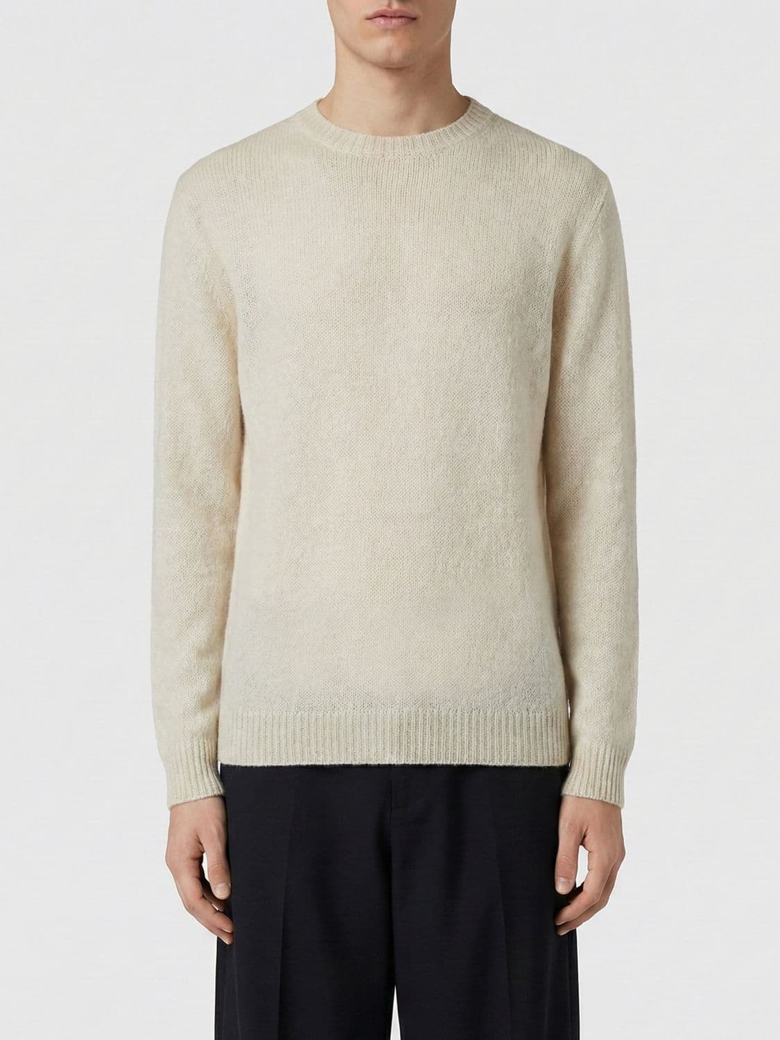 Avant Toi Linen Crew Neck Sweater