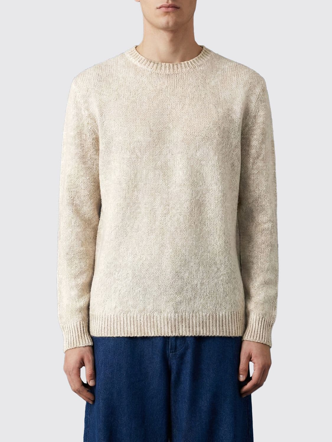 Avant Toi Linen Crew Neck Sweater