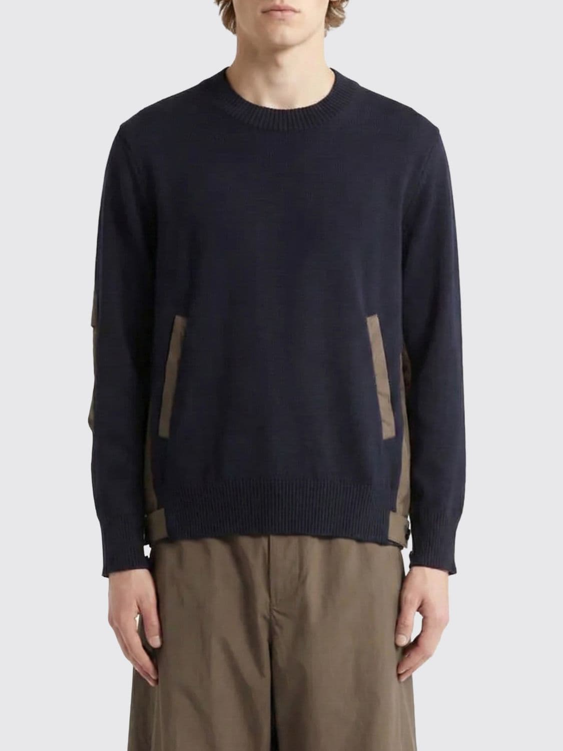 Sacai Nylon Crew-Neck Pullover