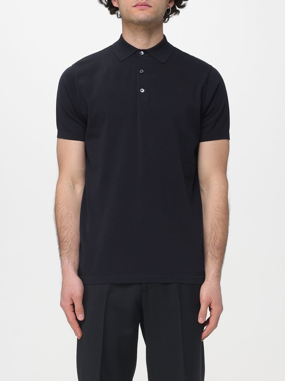 Aspesi Cotton Knit Polo Shirt