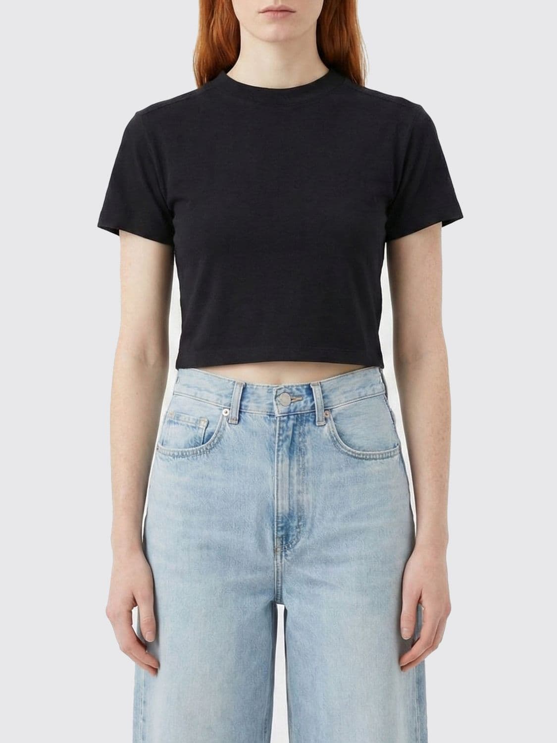 Thom Krom Cropped Cotton T-Shirts