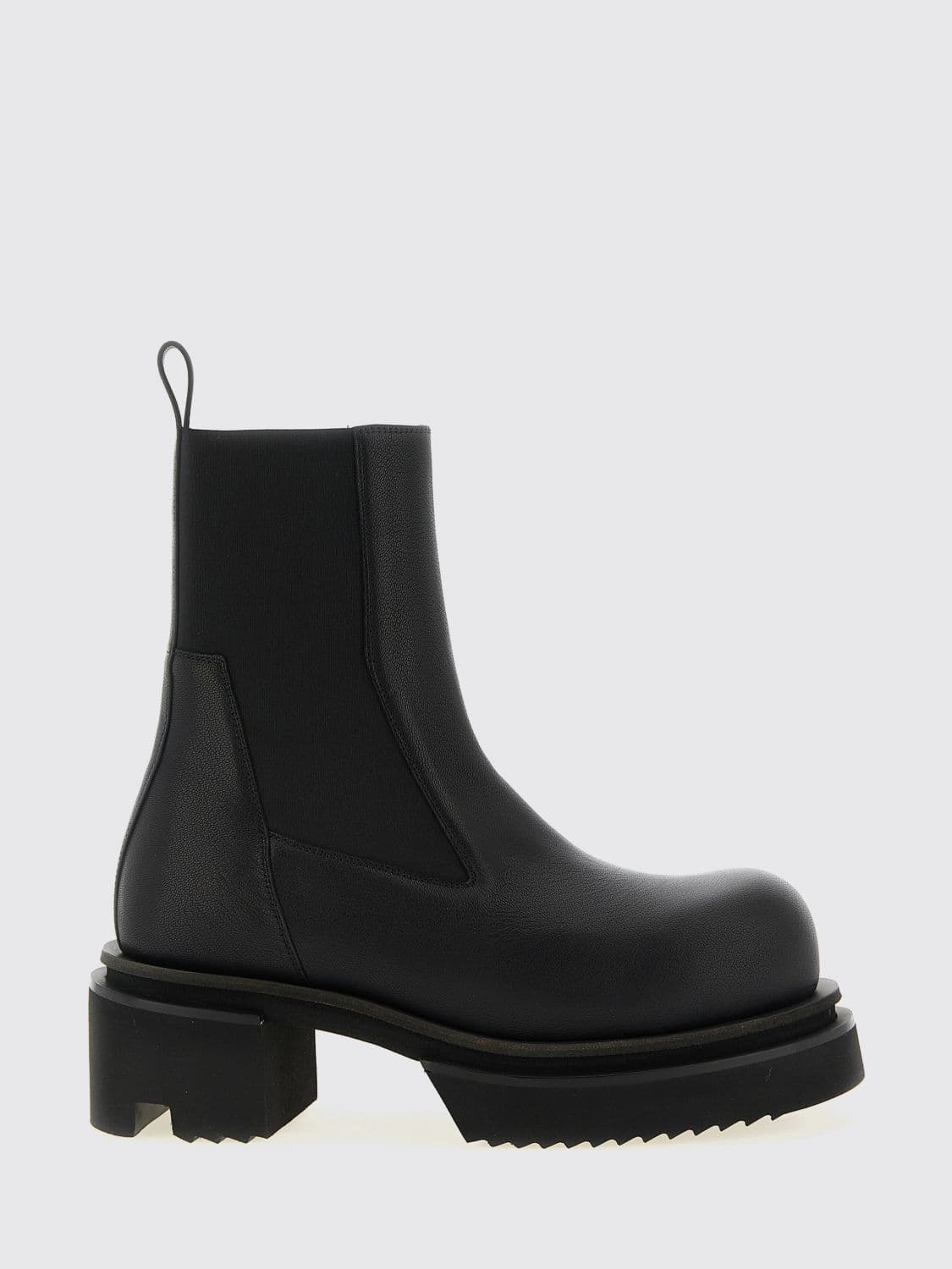 Rick Owens Leather Ankle Boots