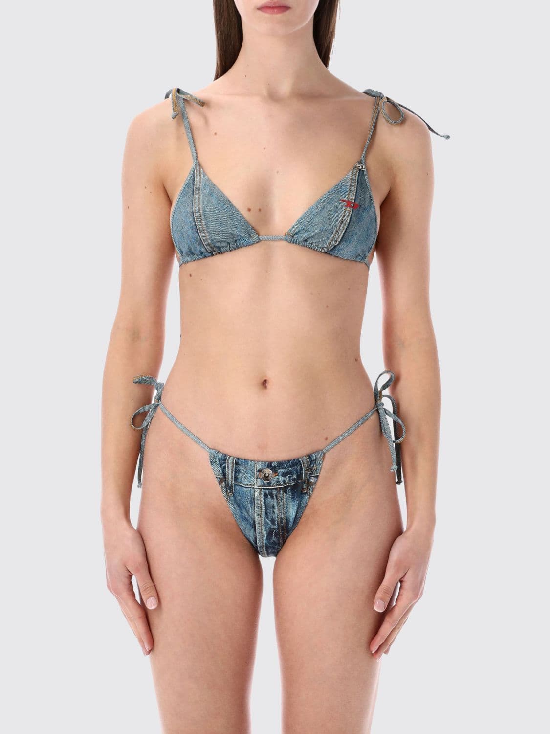 Diesel Jodie-Dnm Printed Polyester Bikini Briefs