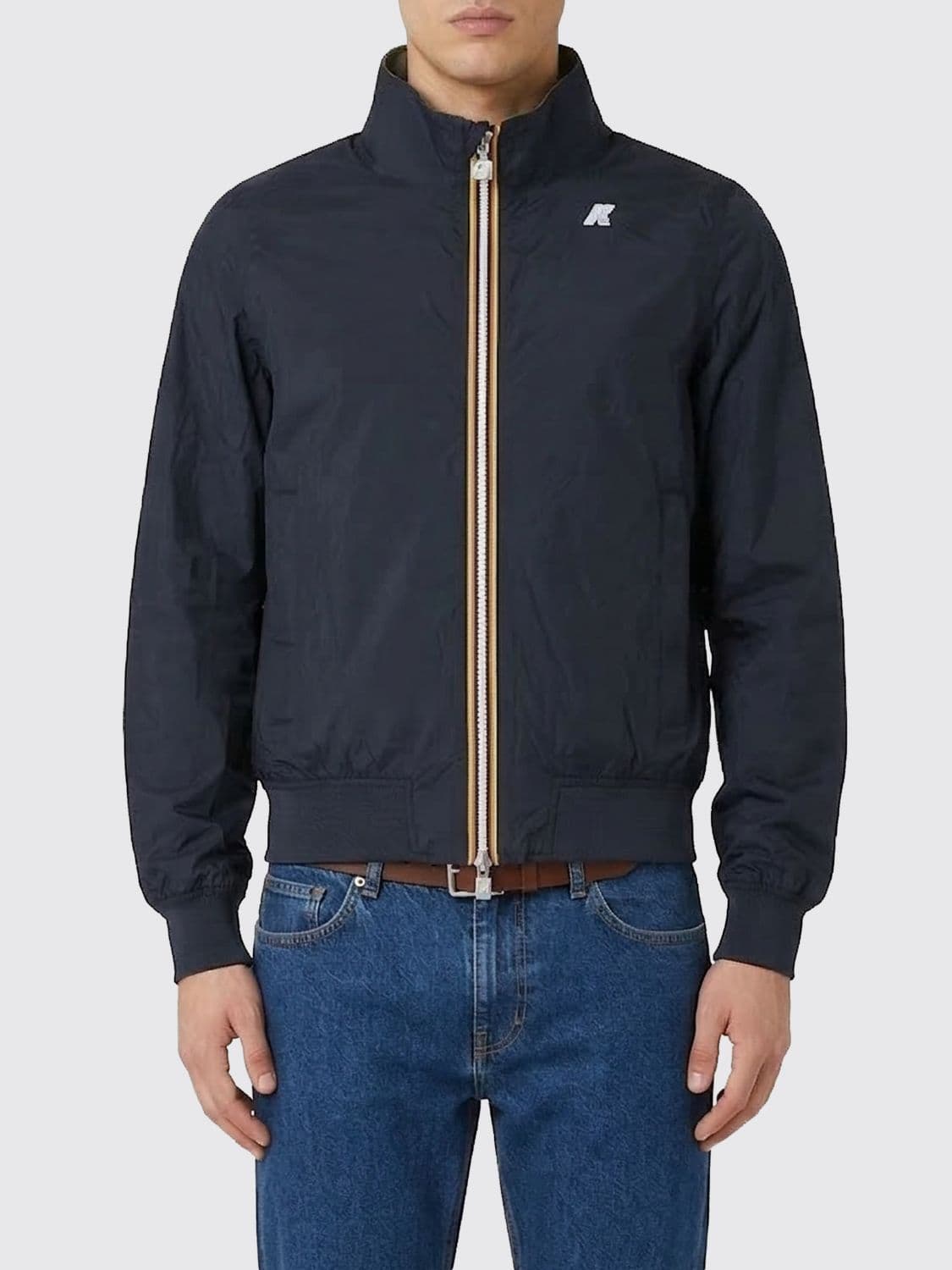 K-Way ARSENE PLUS.2 Nylon Bomber Jacket with Logo · M