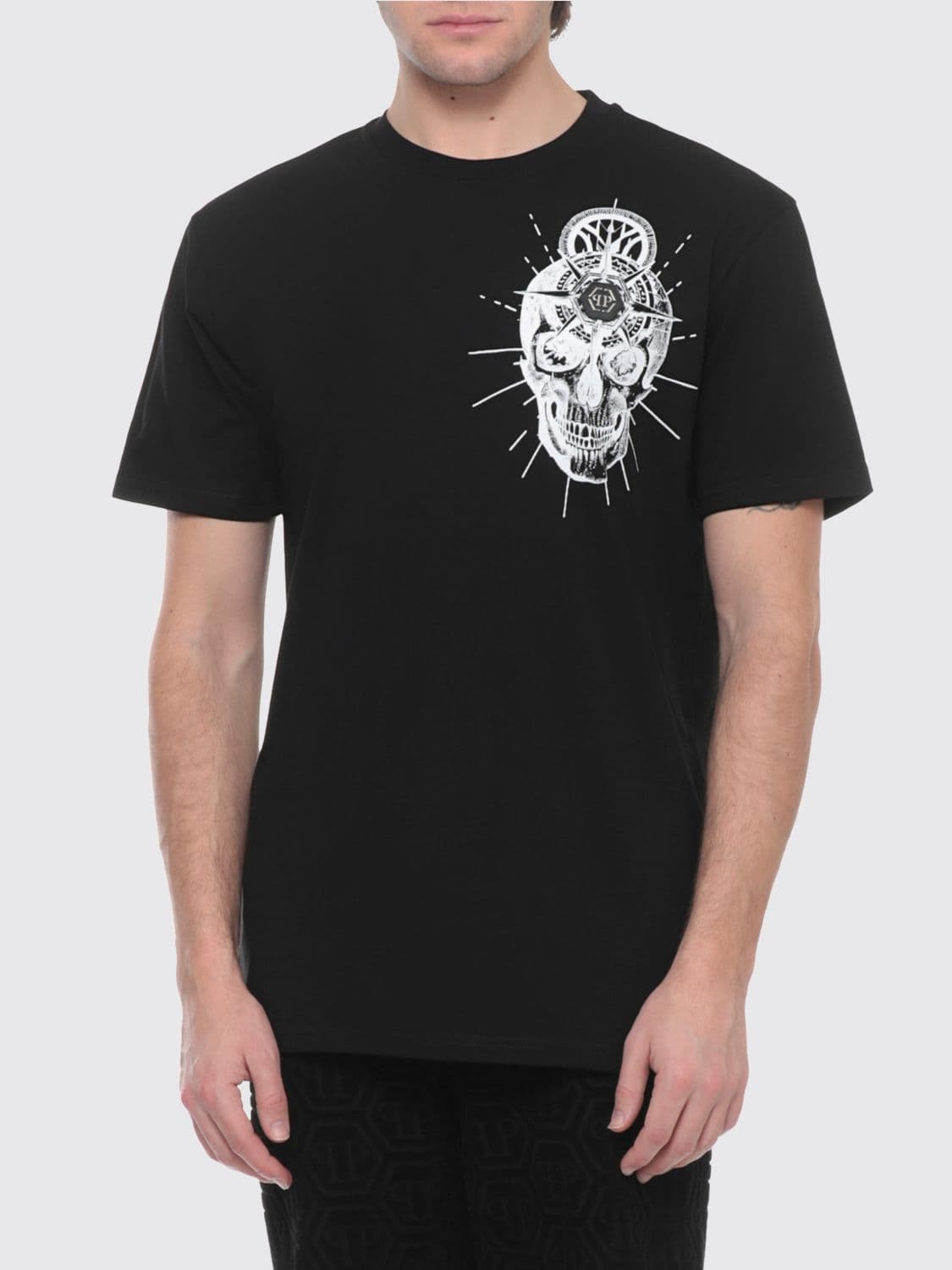 Philipp Plein Cotton Skull T-shirt