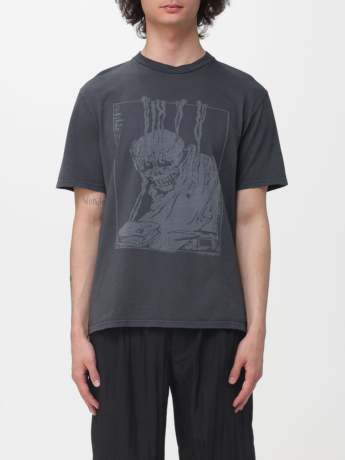 Our Legacy Printed Cotton Crew-Neck T-Shirt