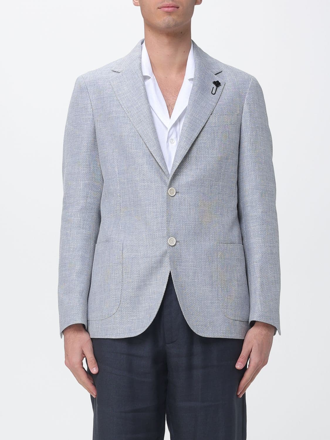 Lardini Wool and Linen Blazer · 52
