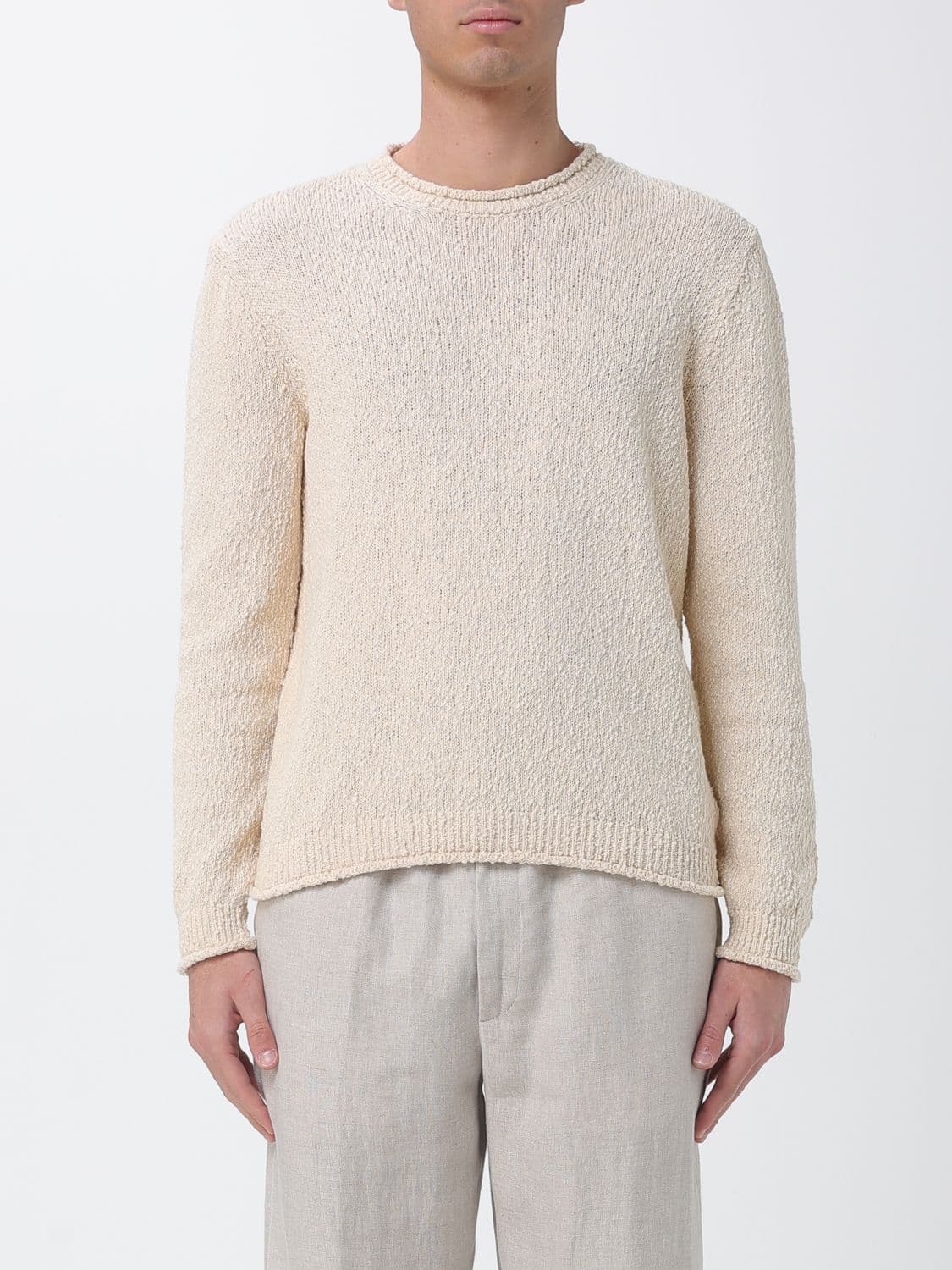 Lardini Cotton Crew Neck Pullover