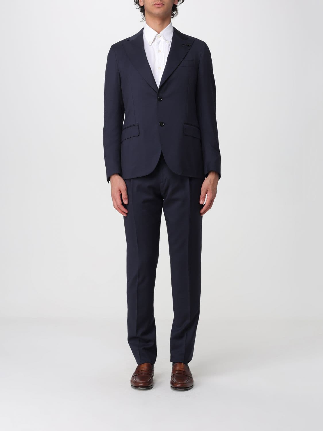 Lardini Virgin Wool Single-Breasted Suit