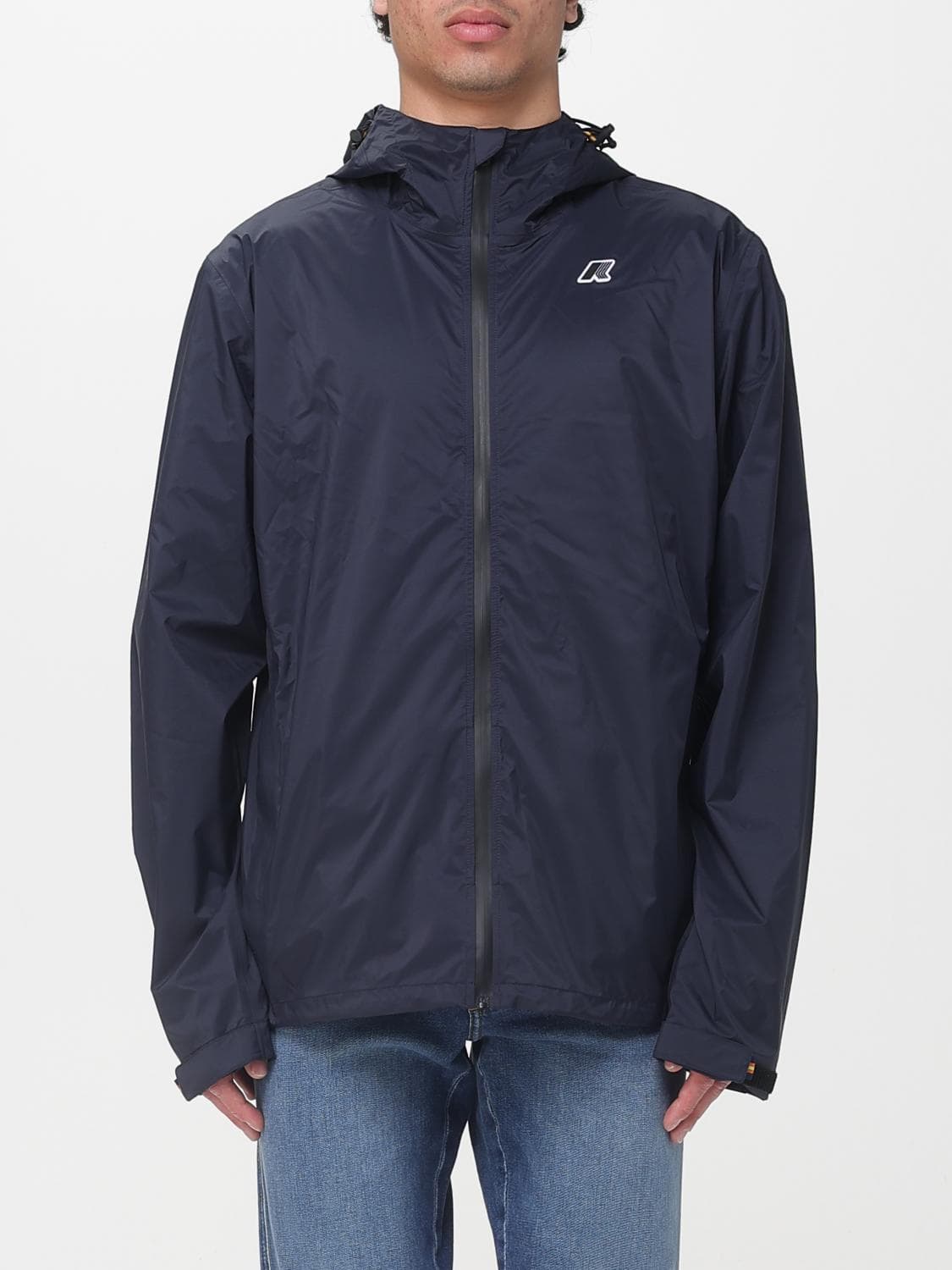 K-Way Lil Soft Touch Marmotta Hooded Nylon Windbreaker