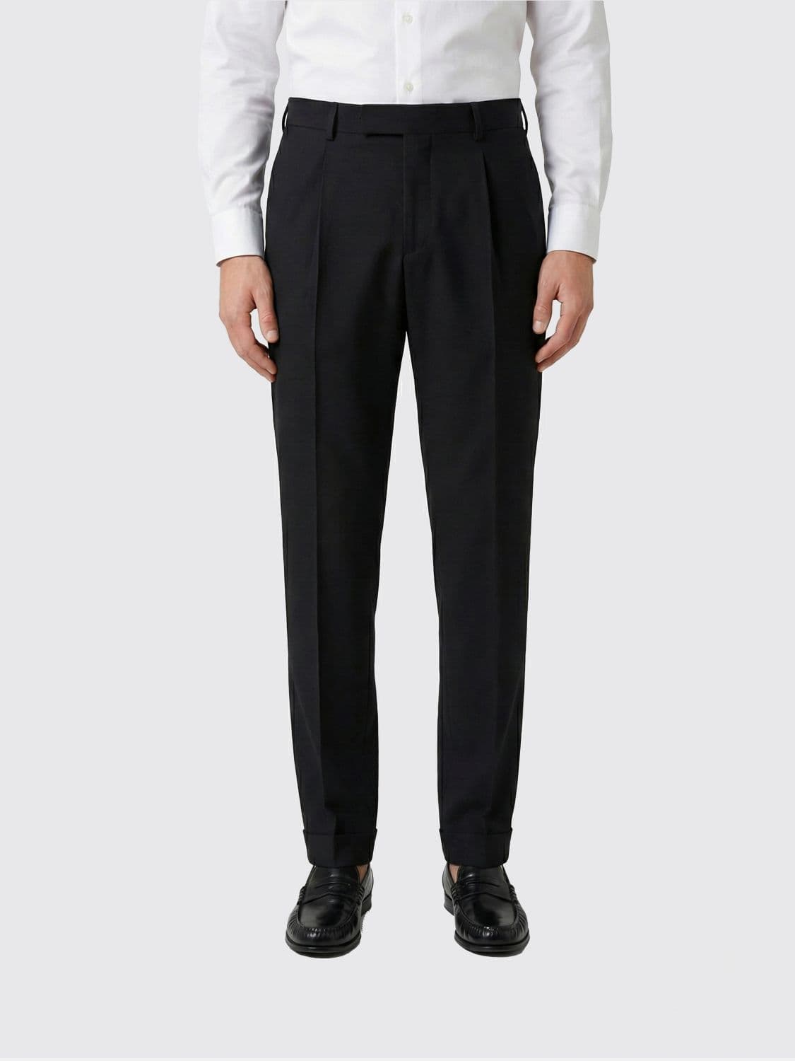 Pt Torino Virgin Wool Tailored Trousers
