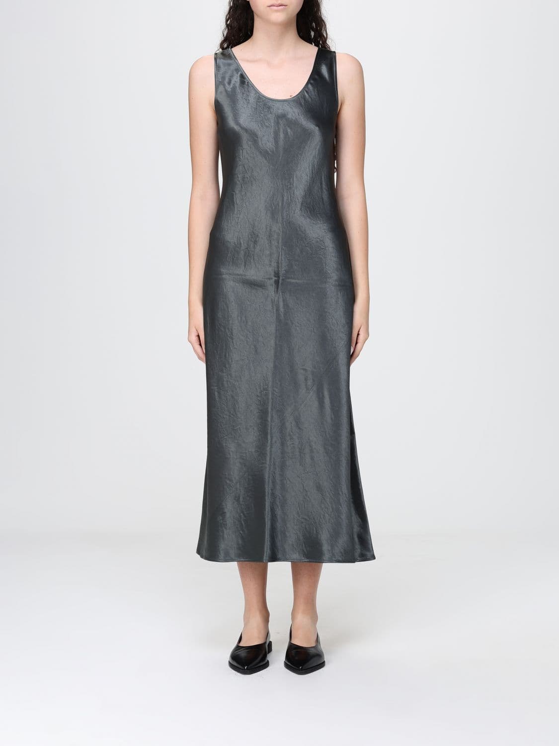 Mm Max Mara Satin Midi Dress