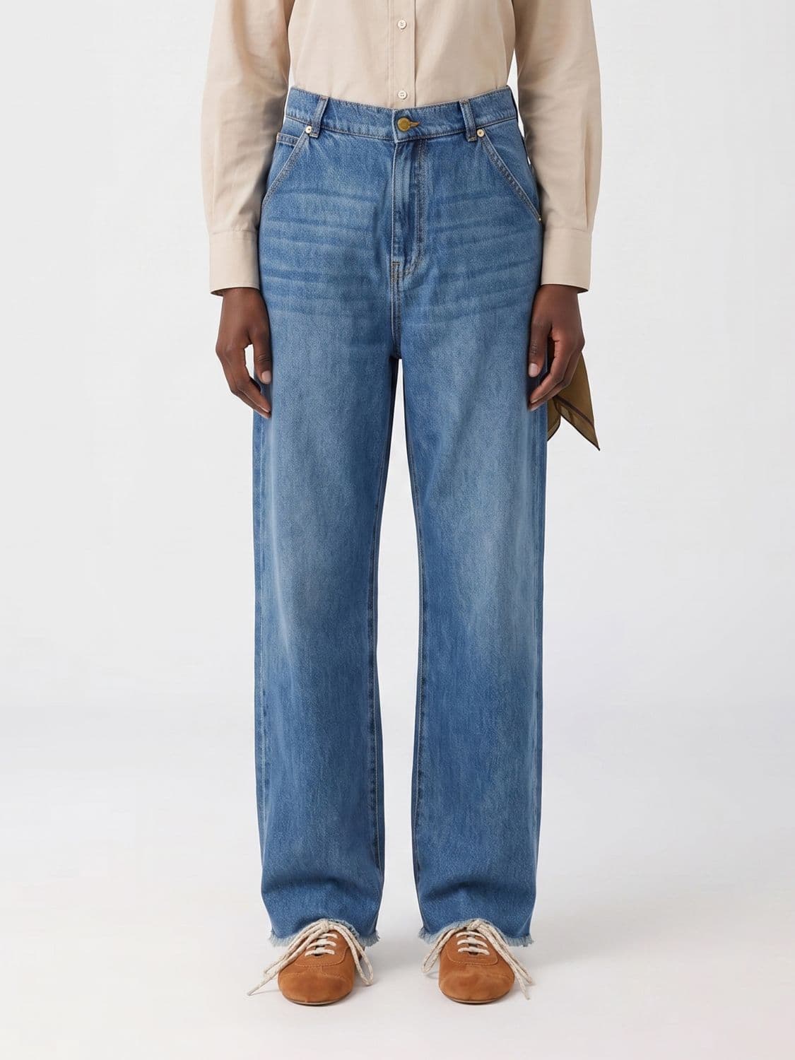 Darkpark Wide-Leg Denim Jeans