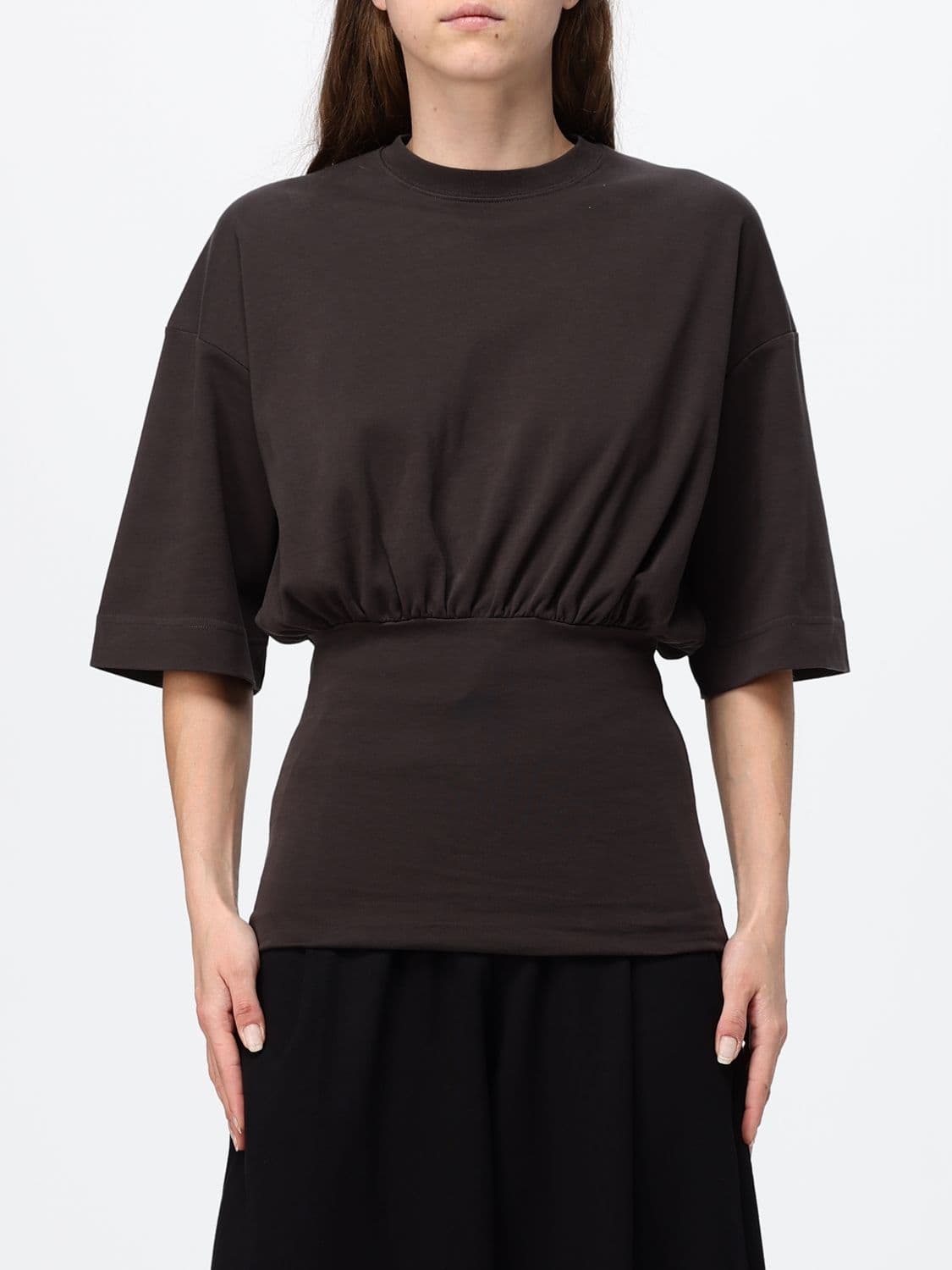 Darkpark T-Shirt Woman color Brown · XS