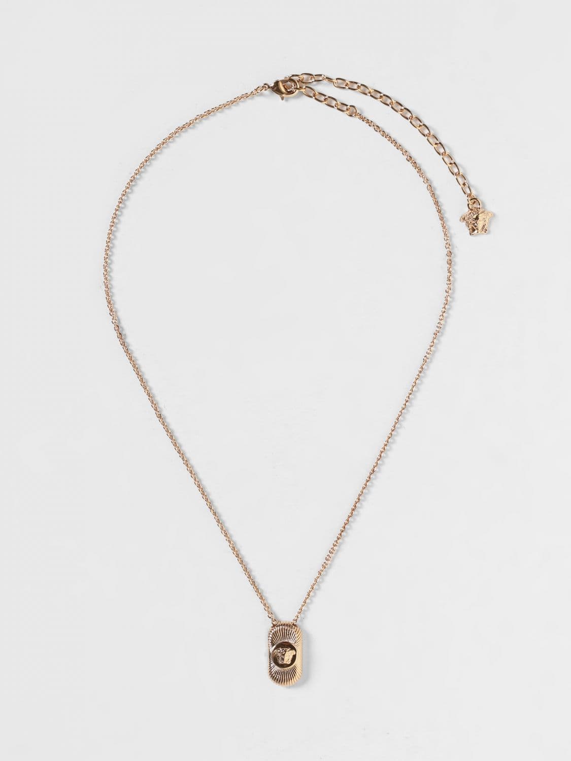 Versace Brass Necklace with Medusa Pendant · OS