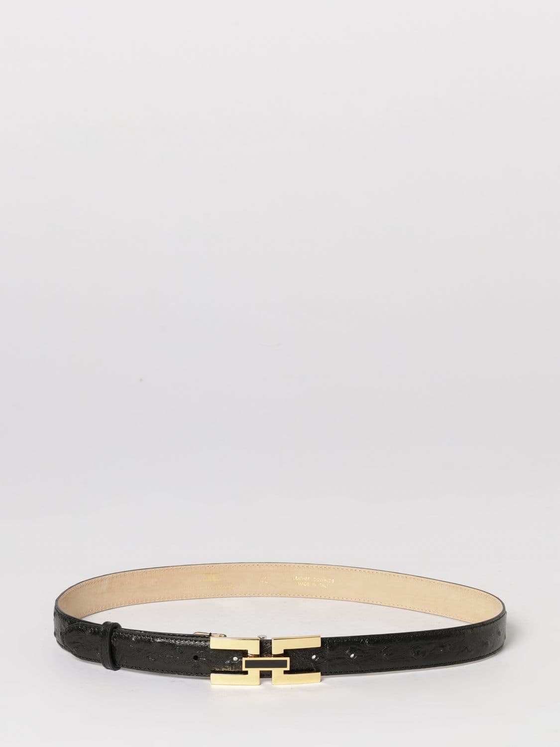 Elisabetta Franchi Embossed Leather Belt